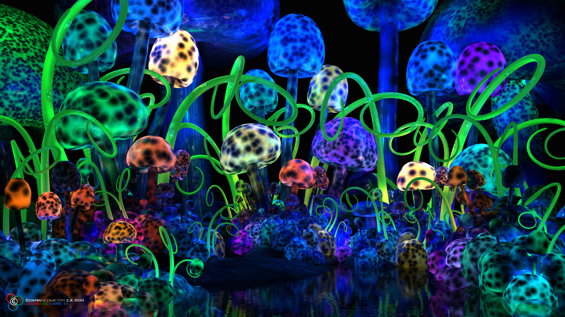 Psychedelic Forest Wallpapers