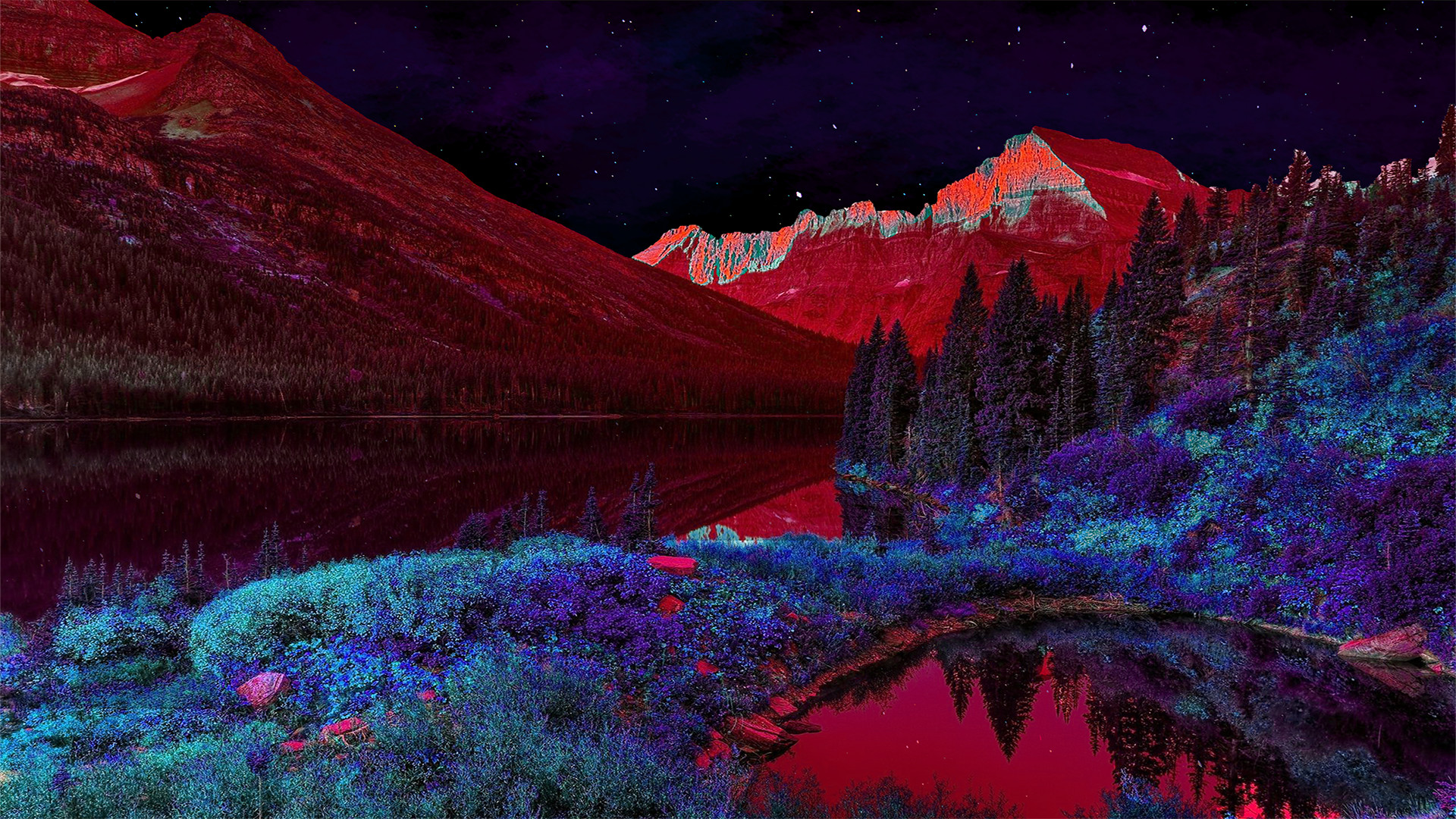 Psychedelic Landscape Wallpapers