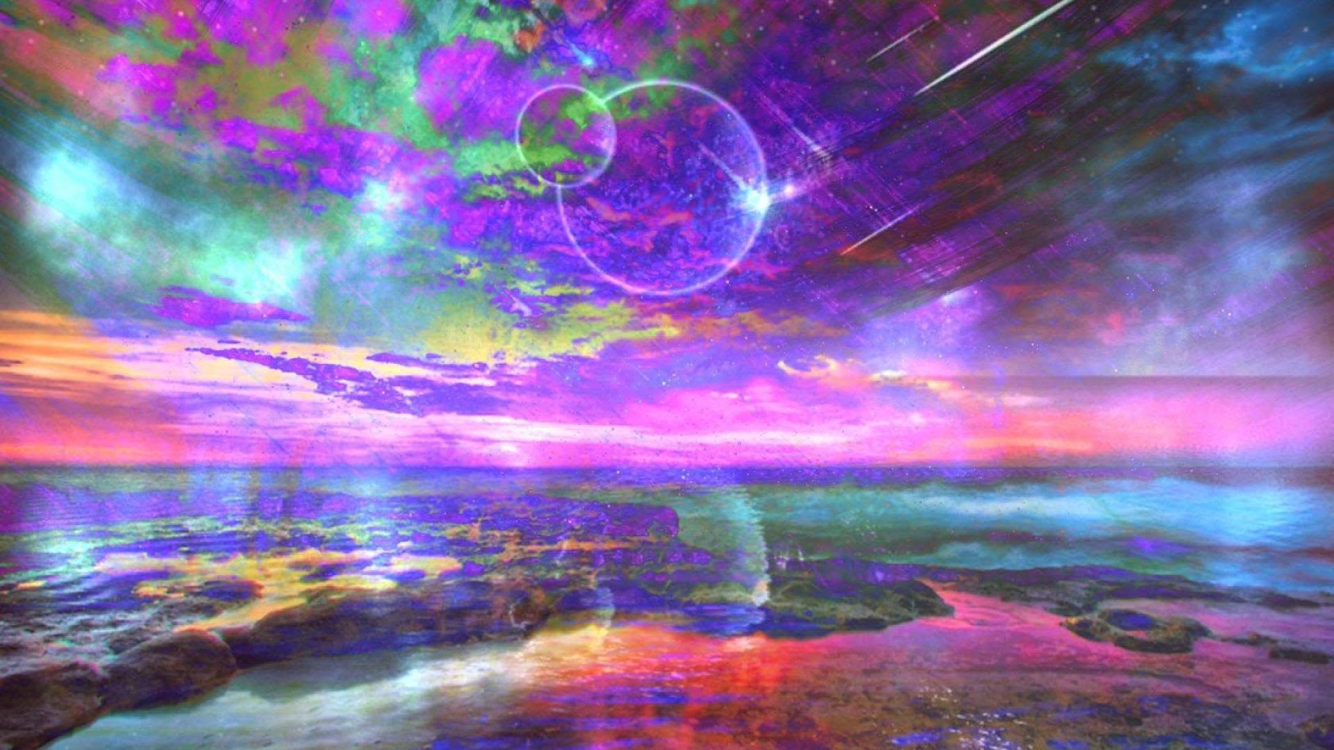 Psychedelic Landscape Wallpapers