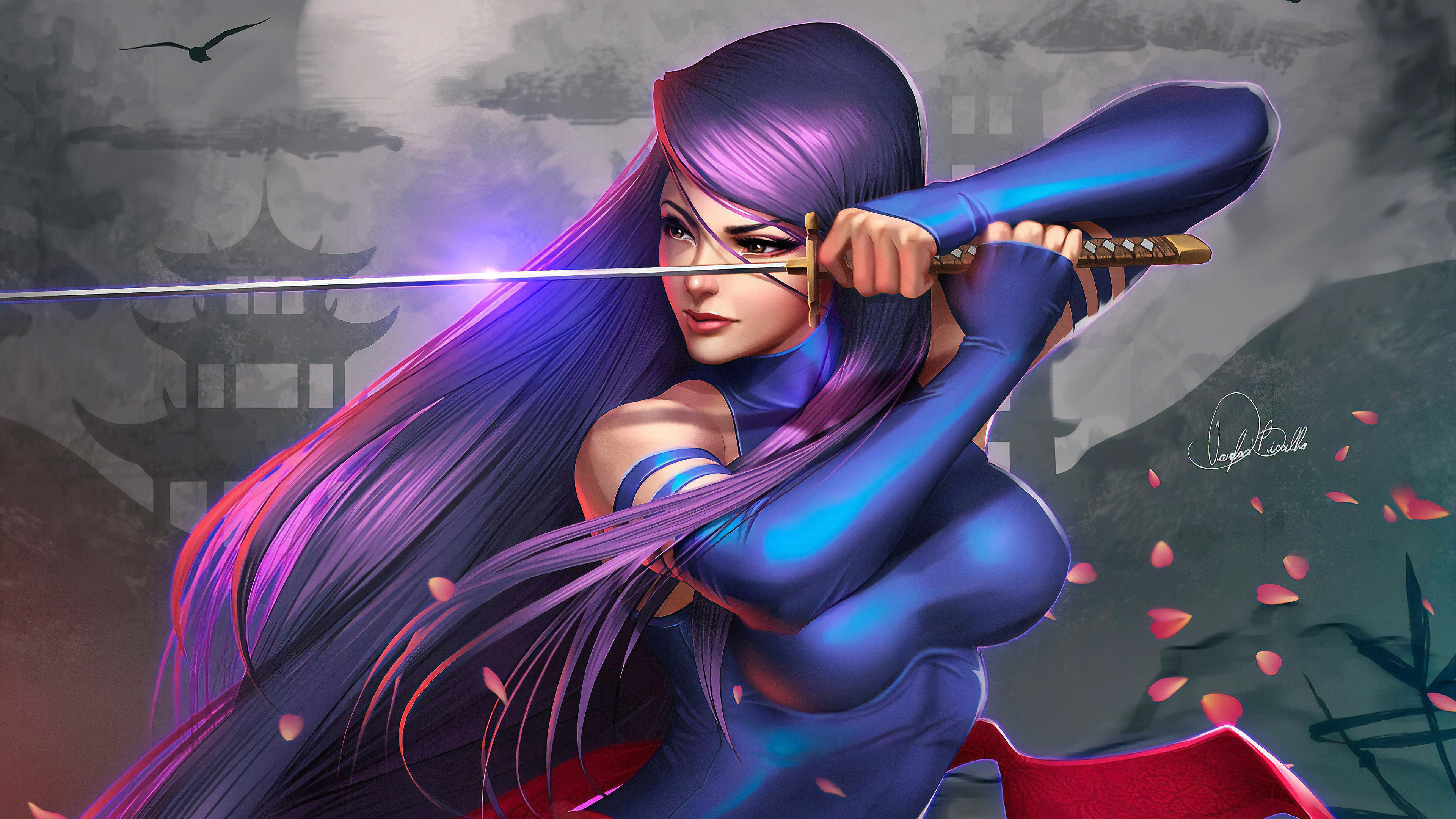 Psylocke Fortnite Wallpapers