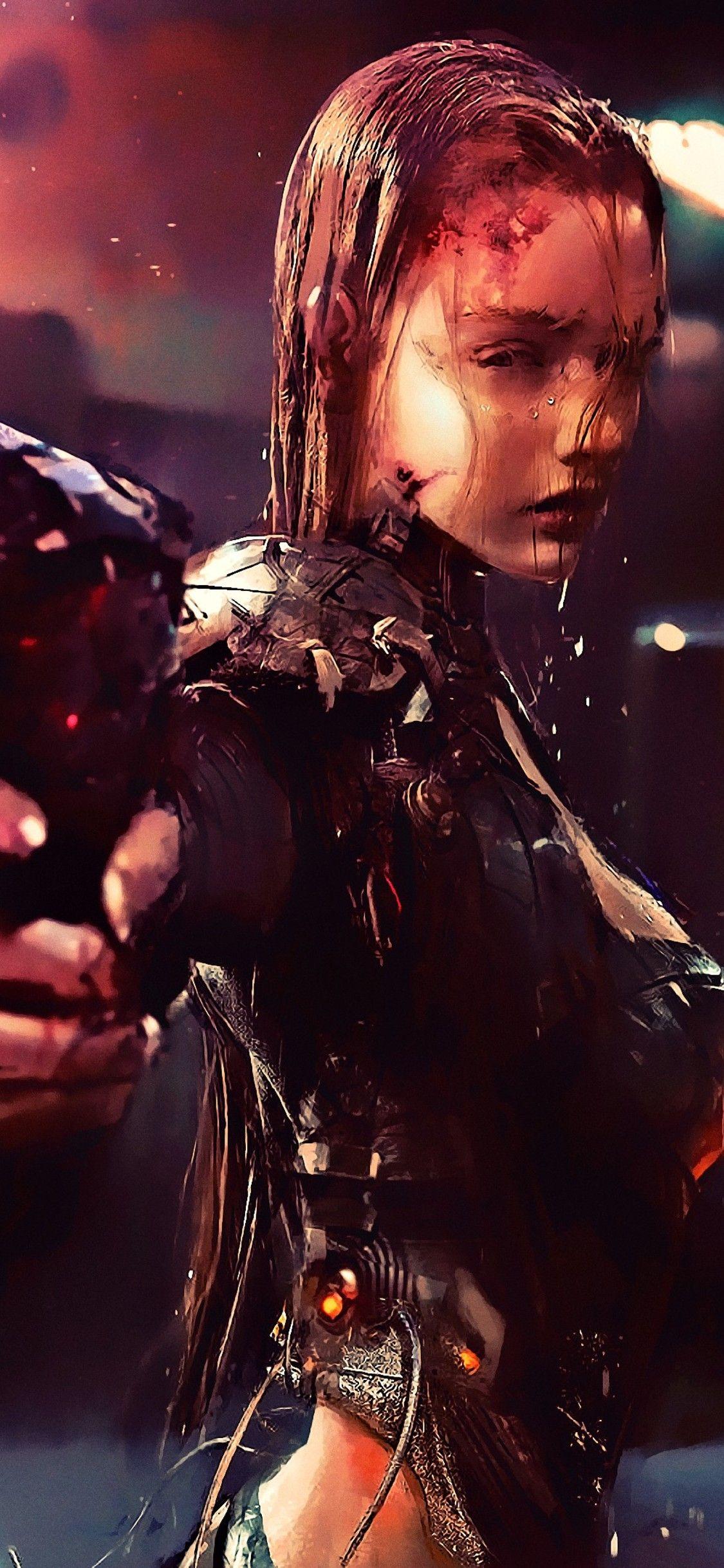 PUBG Cyborg Warrior Girl Wallpapers