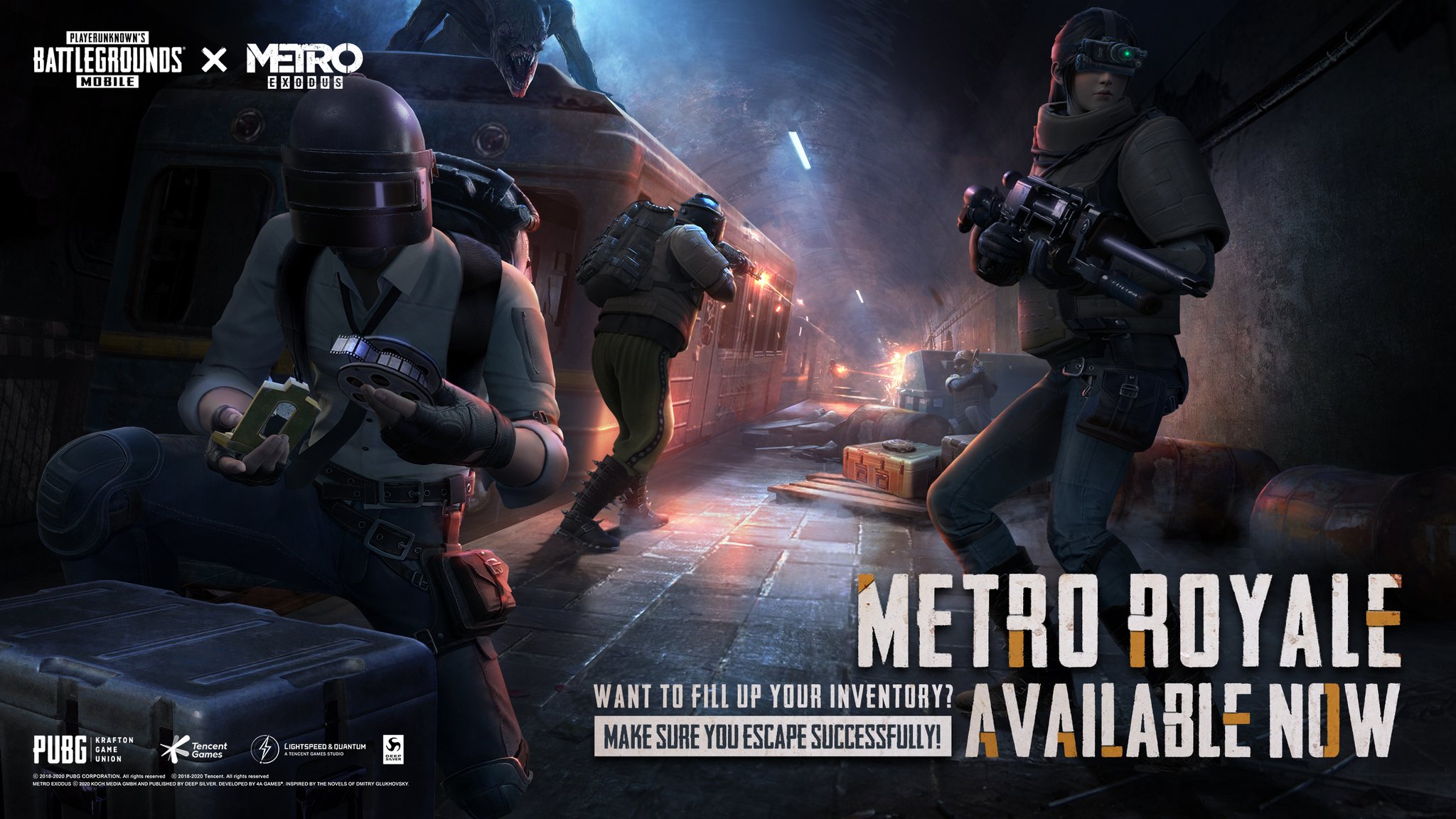 PUBG Metro Exodus Wallpapers