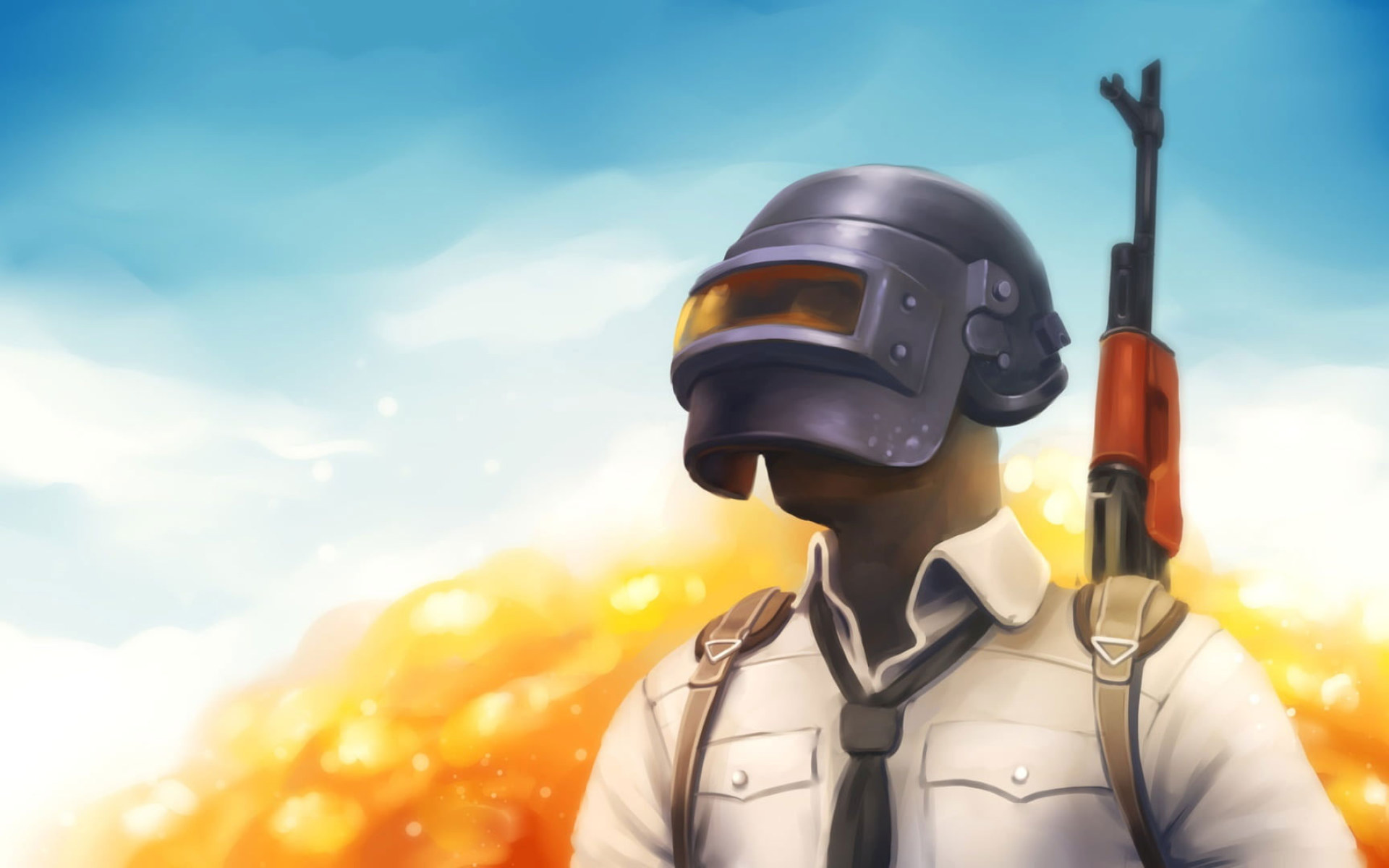 Pubg Player Retro Art Wallpapers