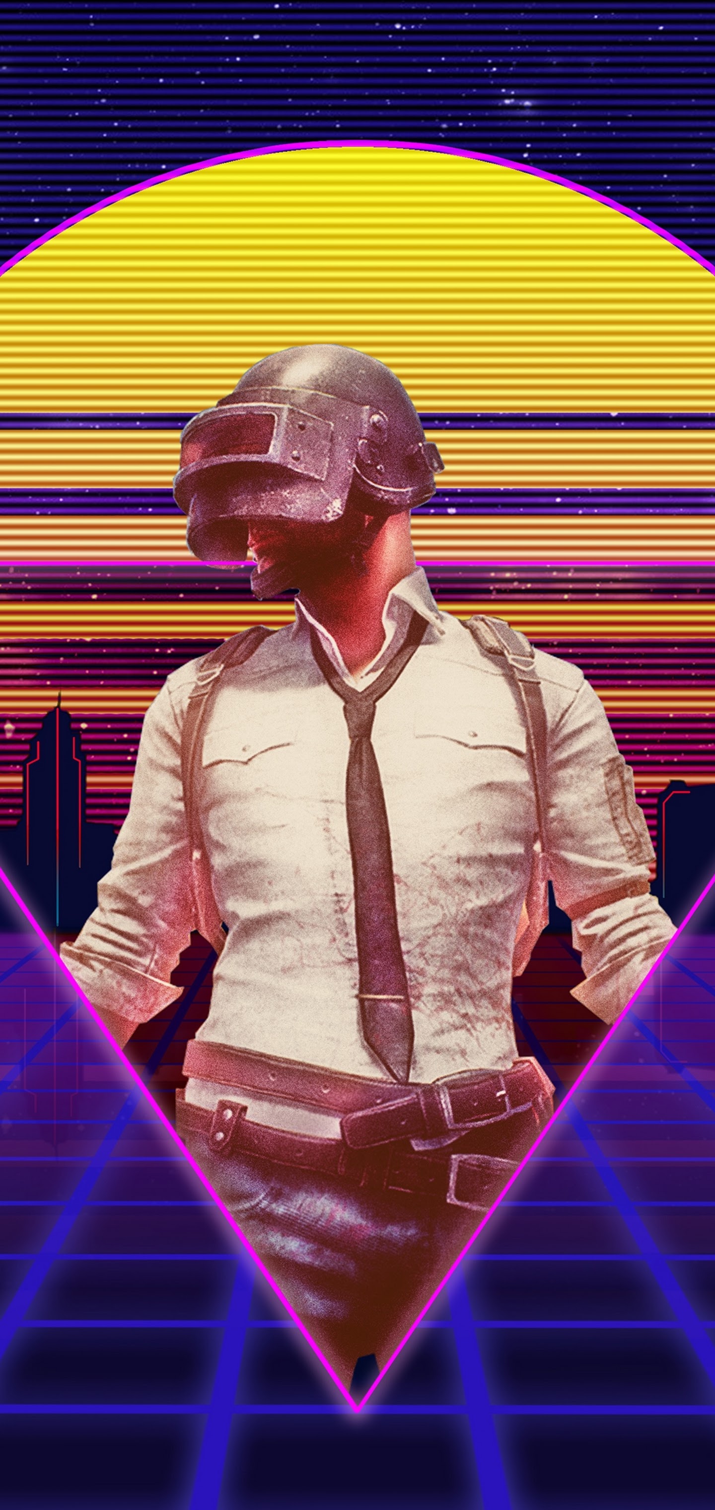 Pubg Player Retro Art Wallpapers