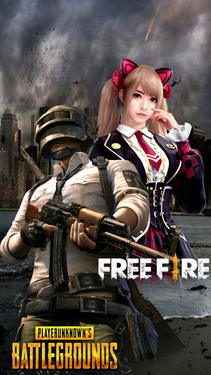 Pubg x Free Fire Wallpapers