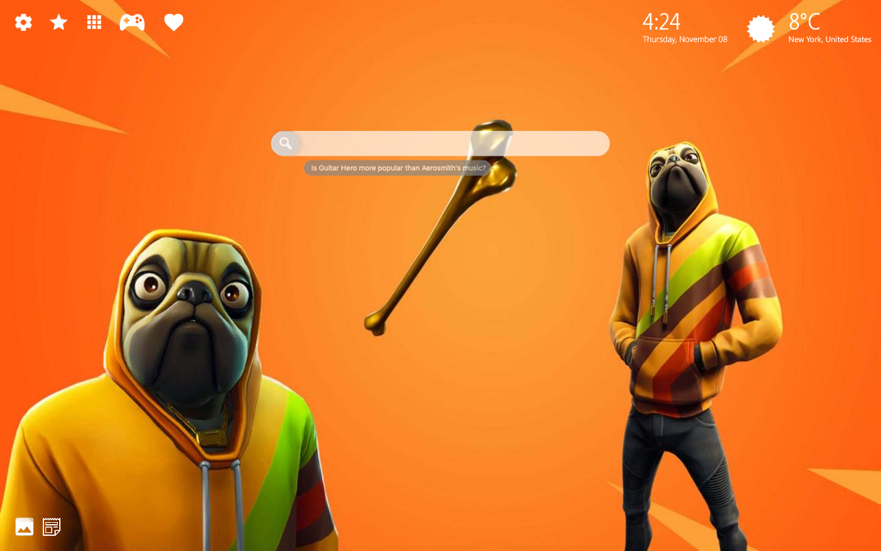 Pug Skin Fortnite Wallpapers