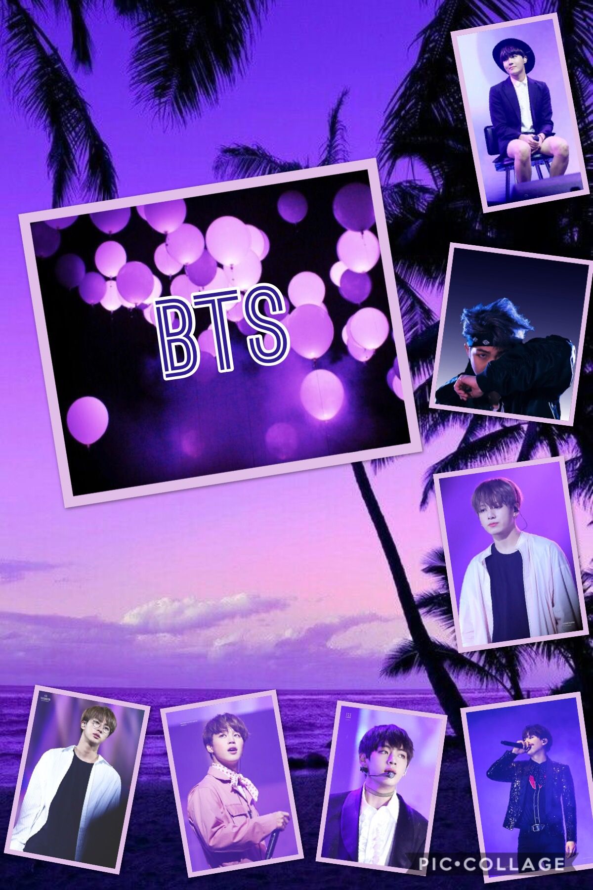 Purple Aesthetic Collage Wallpapers