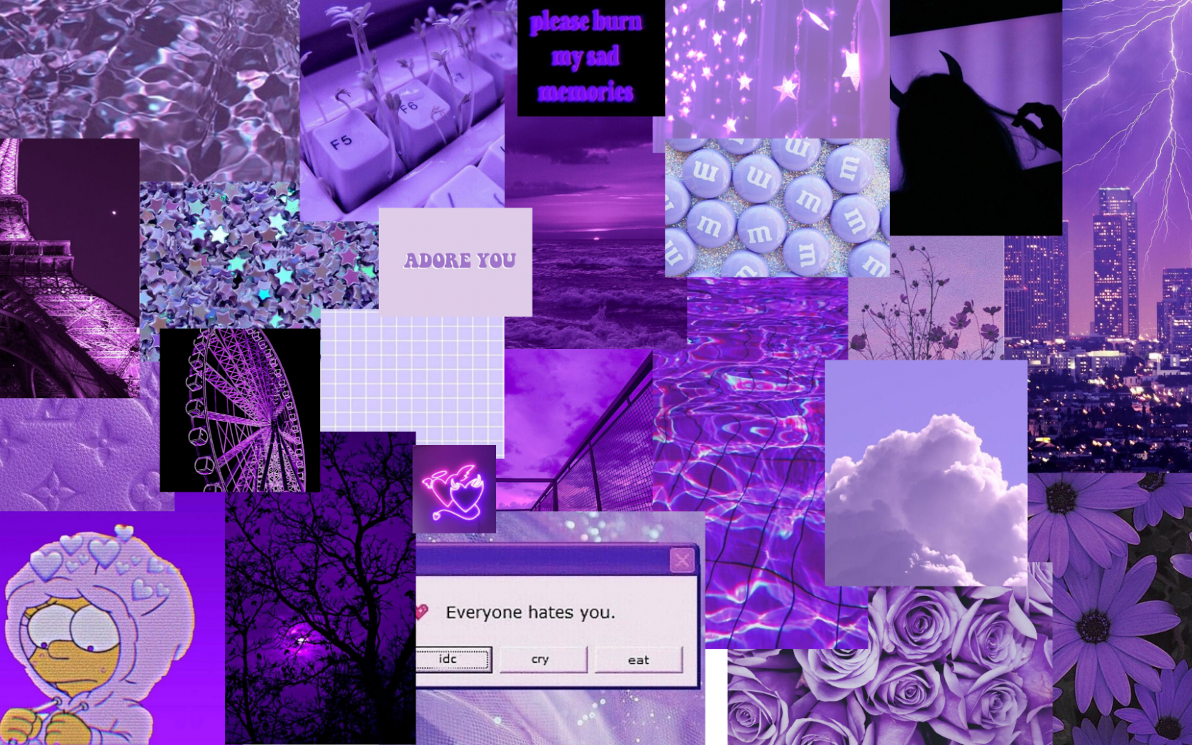 Purple Aesthetic Desktop Wallpapers