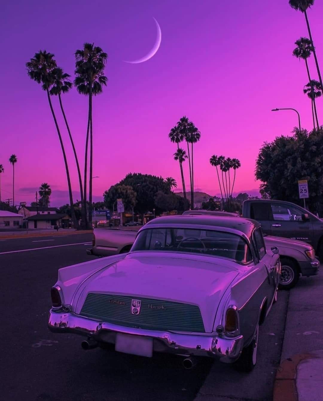 Purple And Black Aesthetic Wallpapers