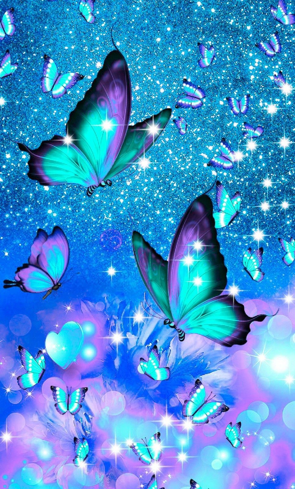 Purple And Blue Butterfly Wallpapers