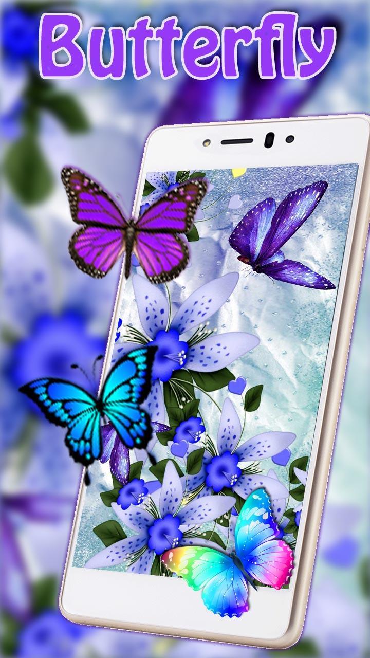 Purple And Blue Butterfly Wallpapers