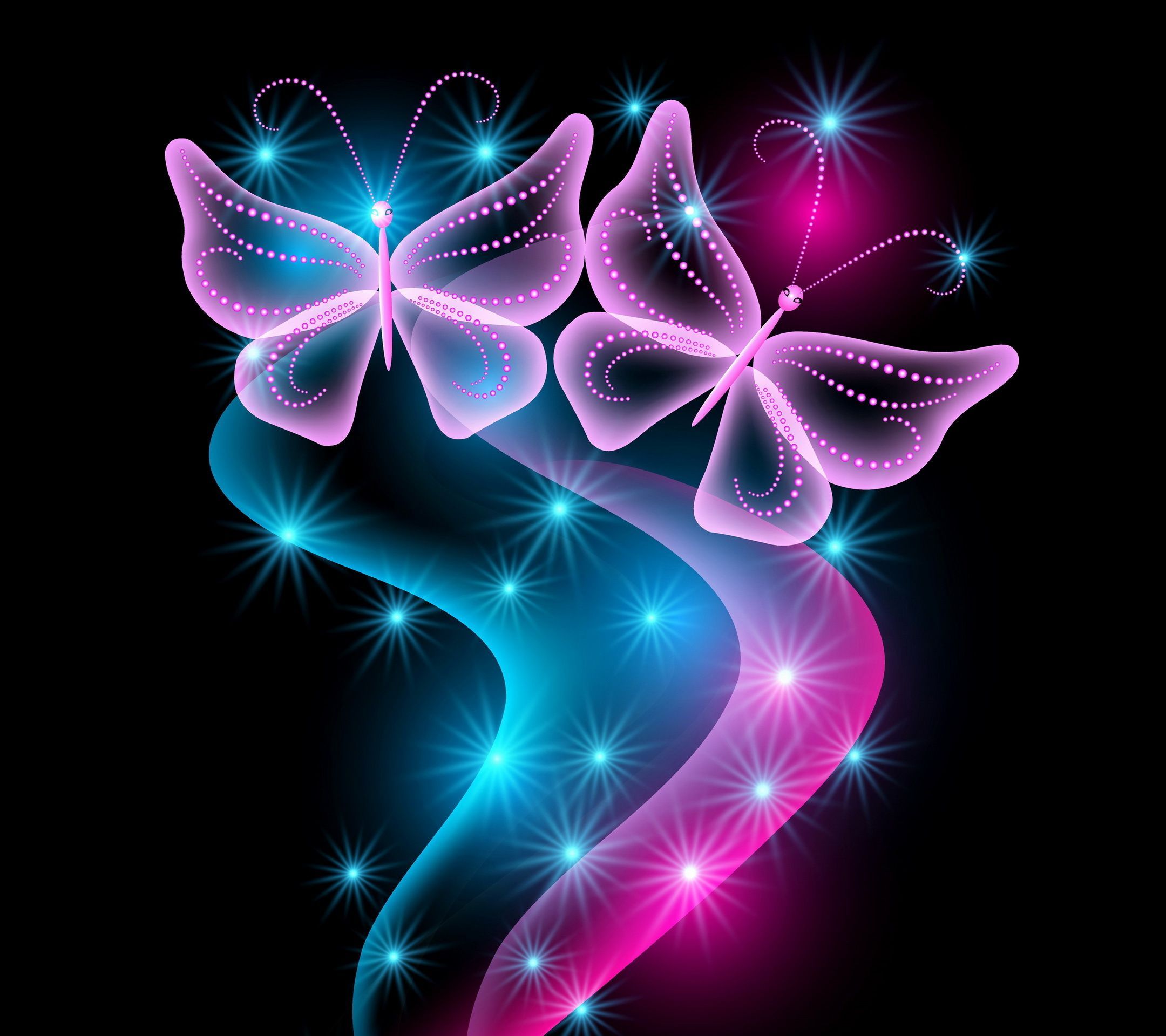 Purple And Blue Butterfly Wallpapers