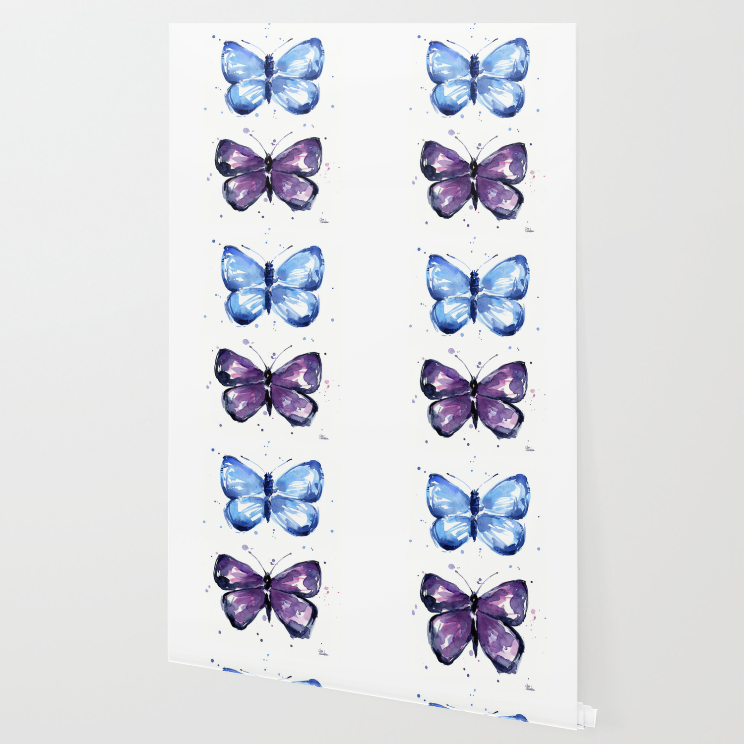 Purple And Blue Butterfly Wallpapers