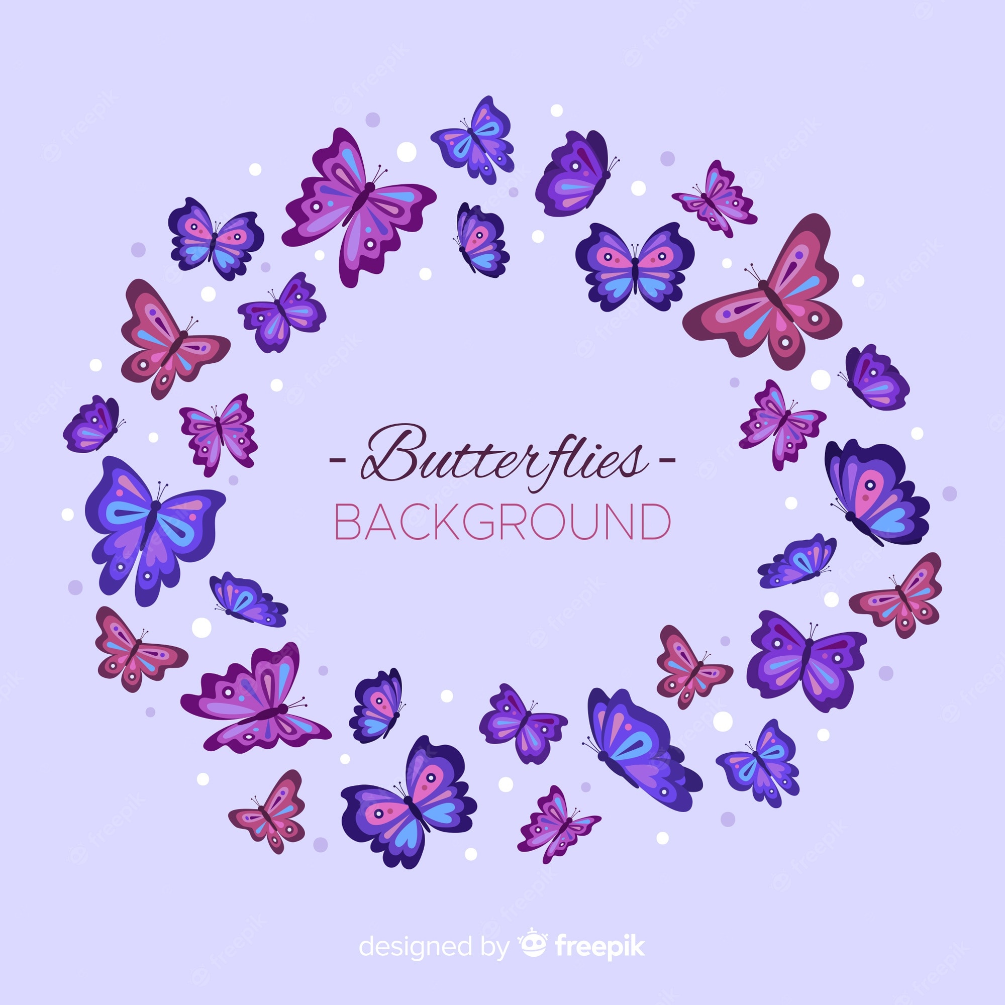 Purple And Blue Butterfly Wallpapers