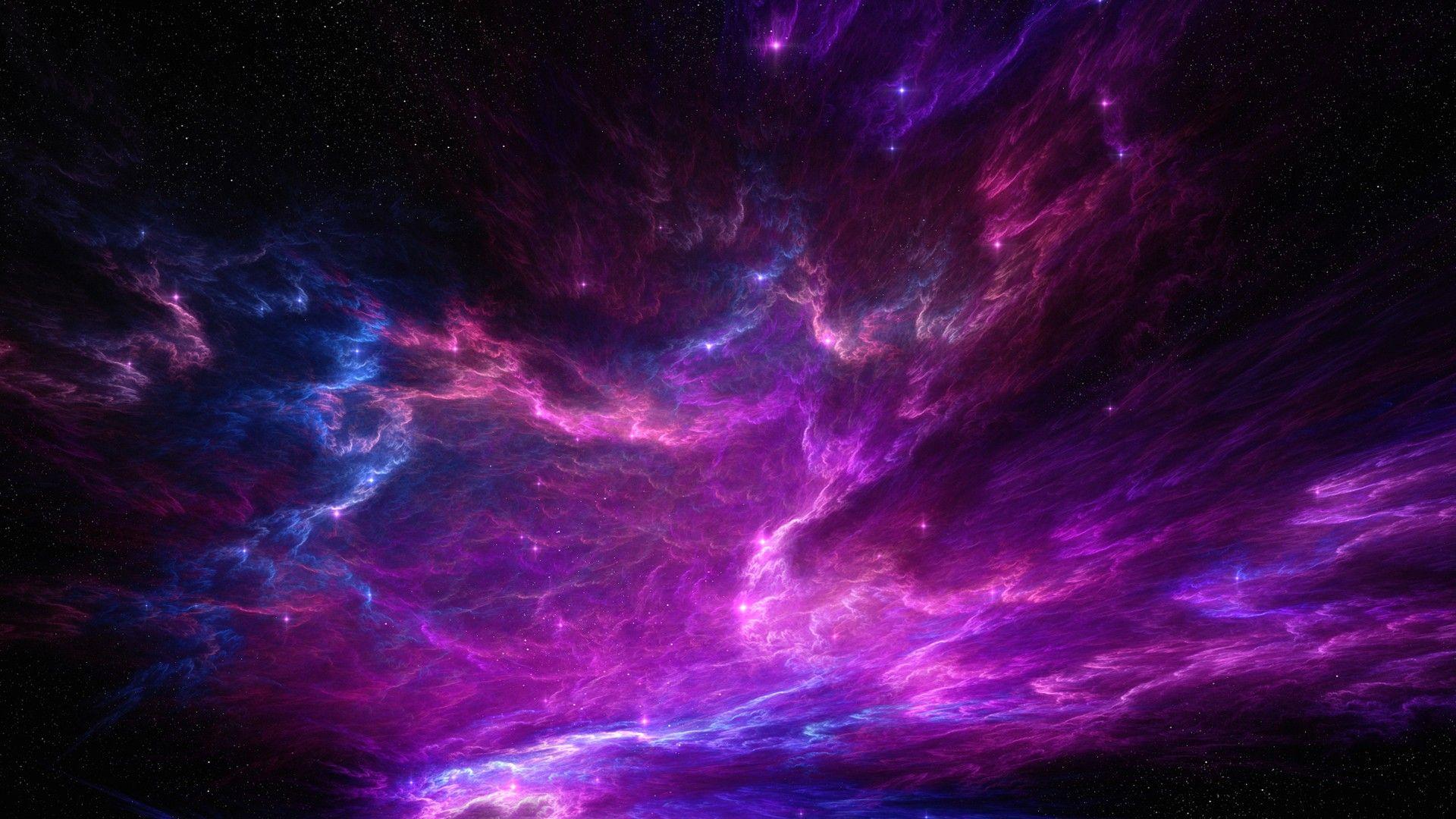 Purple And Blue Space Wallpapers