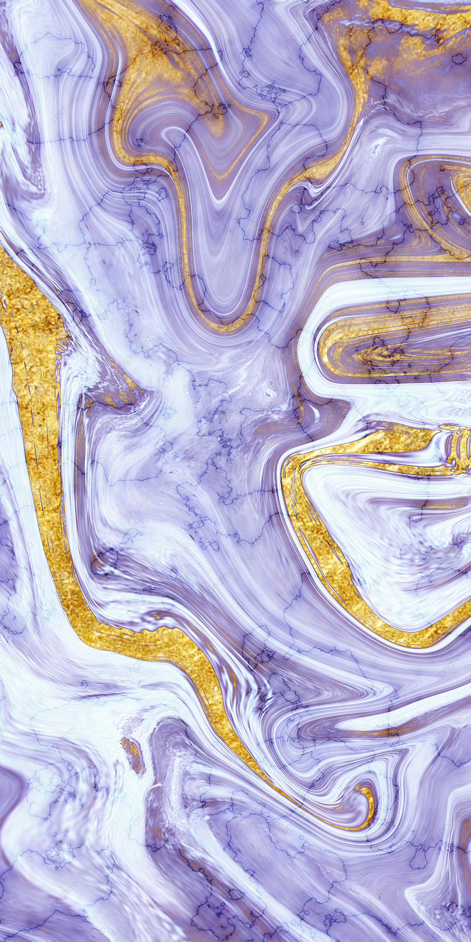 Purple And Gold Marble Background