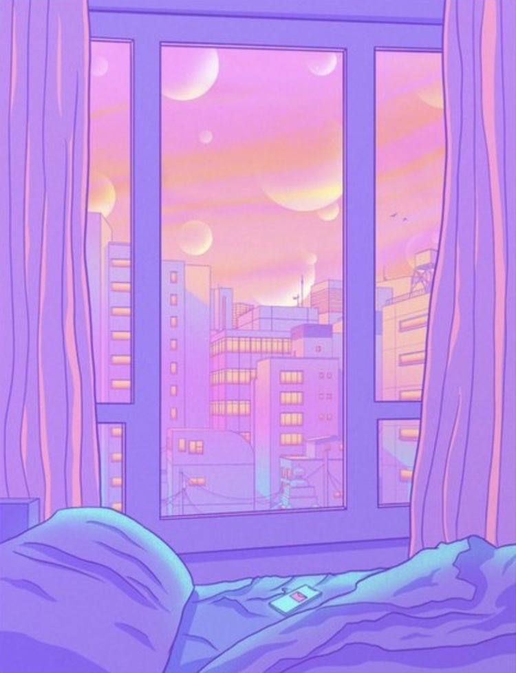 Purple Anime Aesthetic Wallpapers