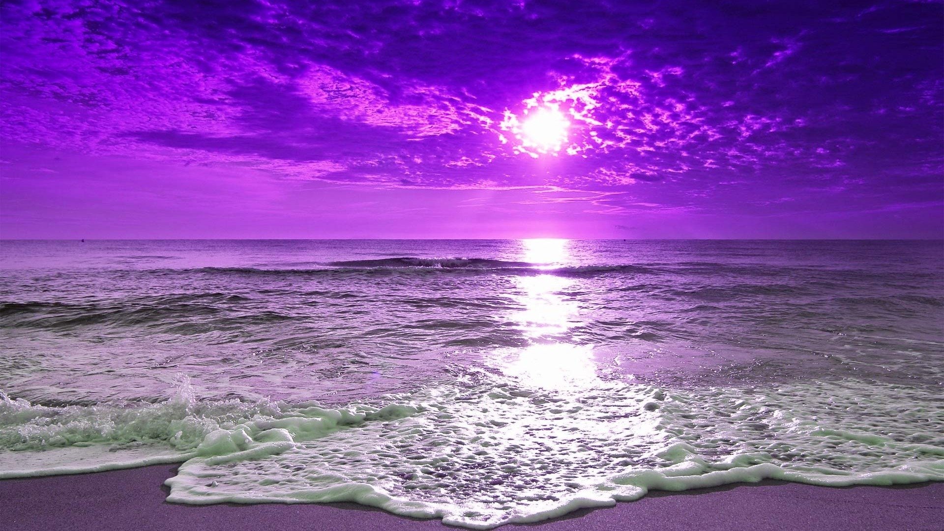 Purple Beach Wallpapers