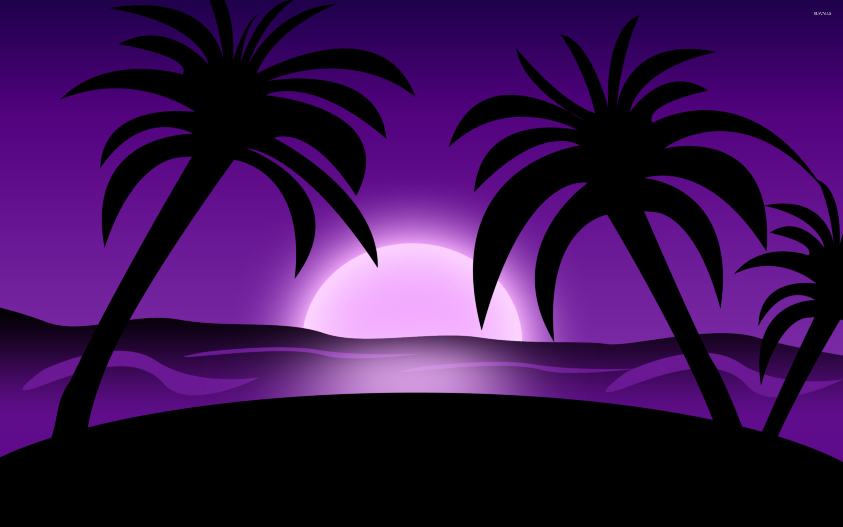 Purple Beach Wallpapers
