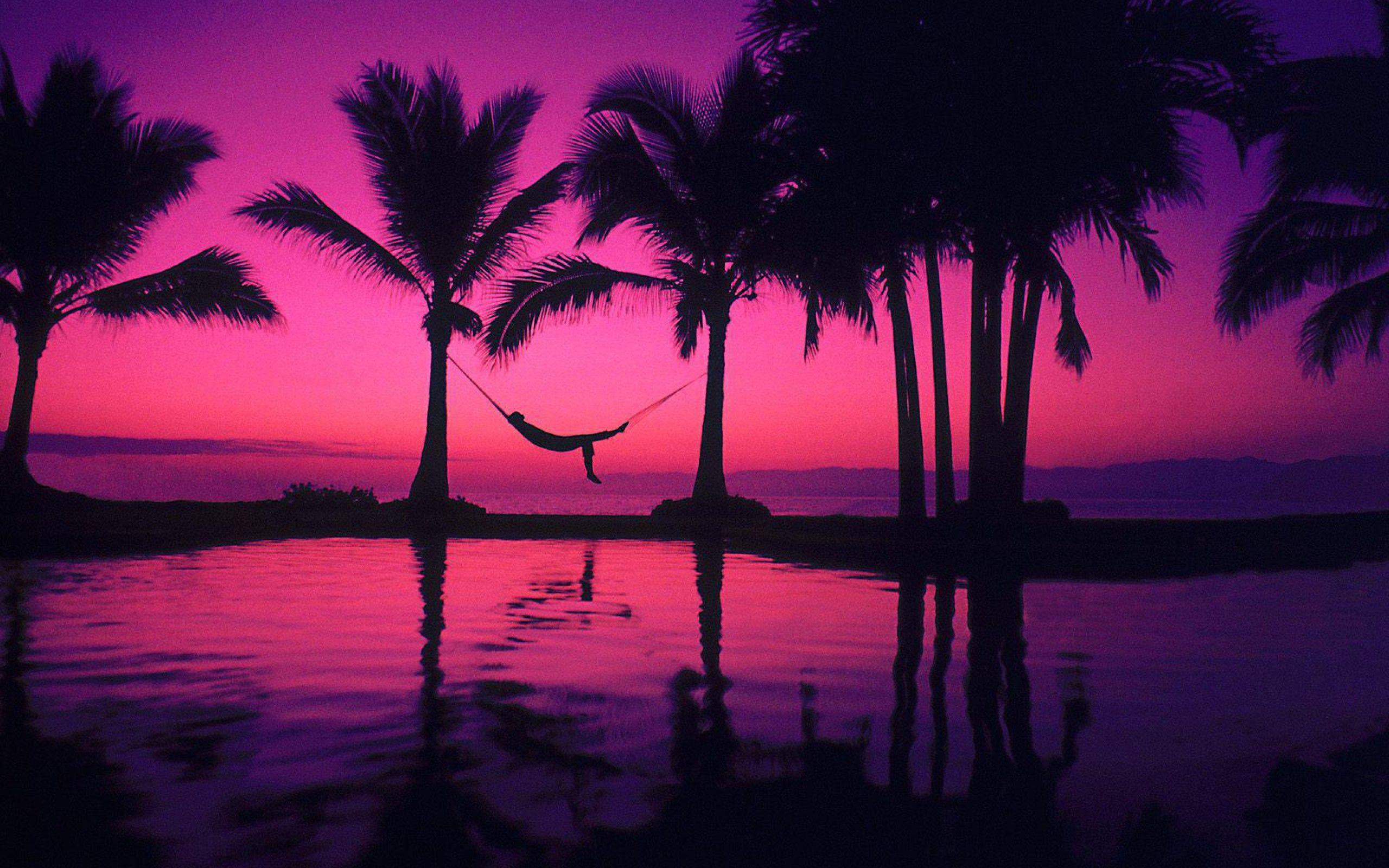 Purple Beach Wallpapers