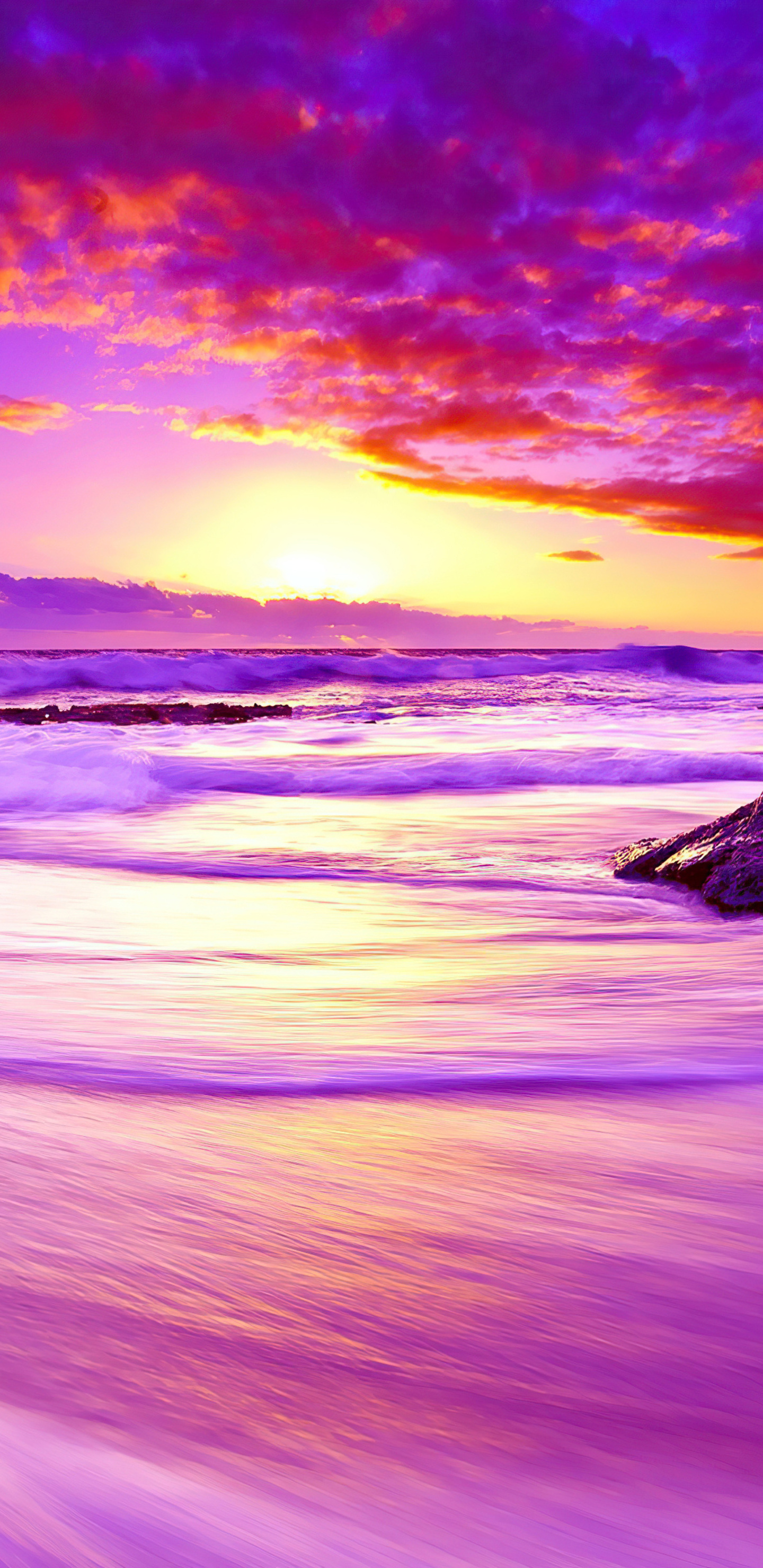 Purple Beach Wallpapers