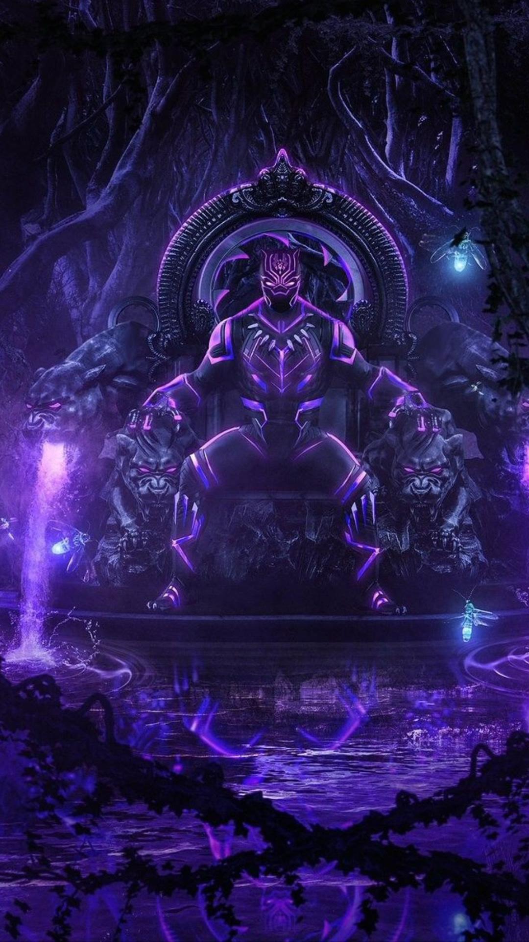 Purple Black Panther Wallpapers