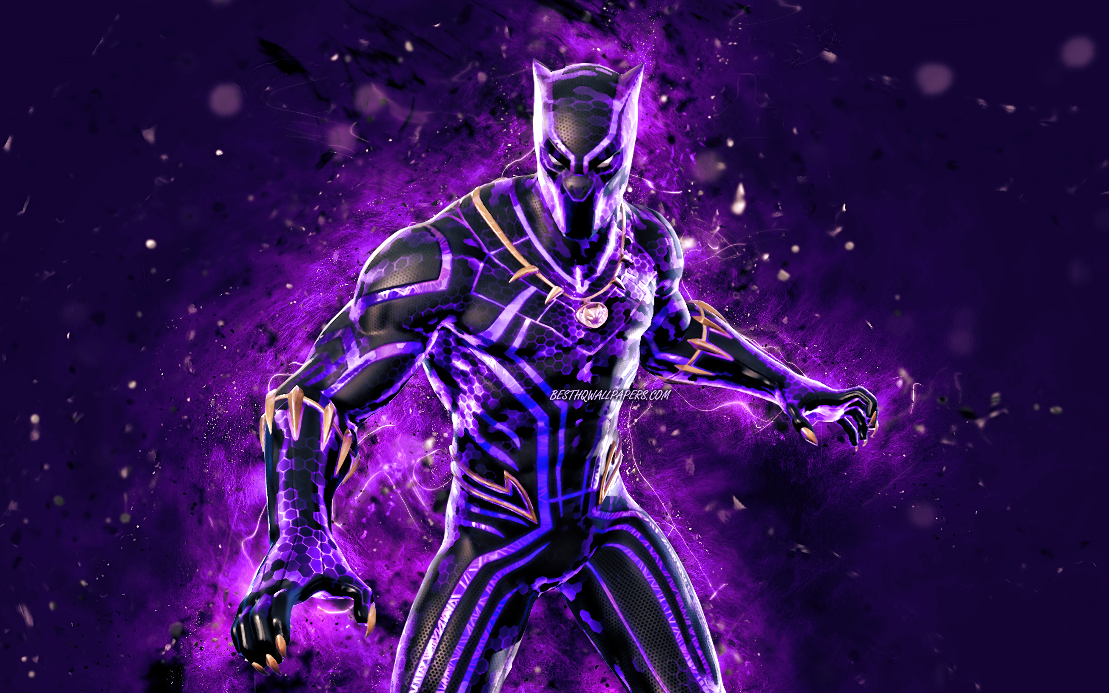 Purple Black Panther Wallpapers