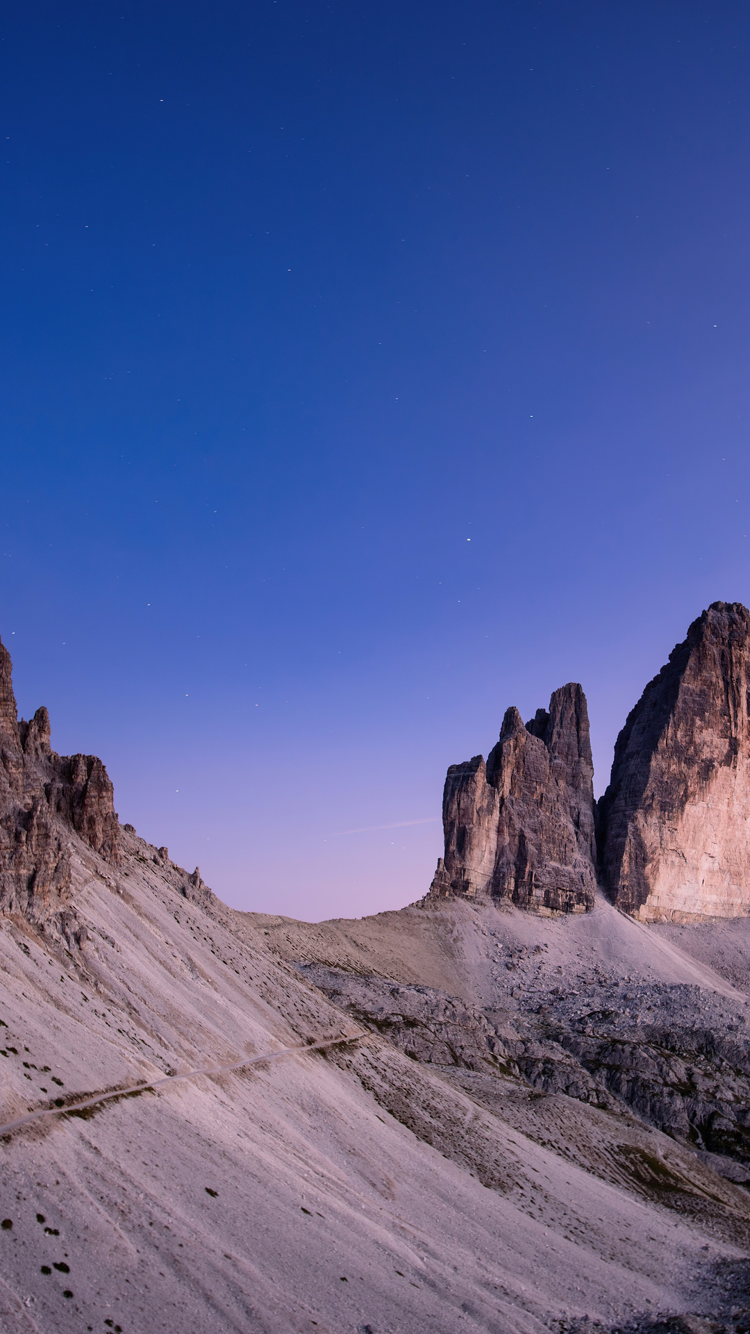 Purple Blu Sky And Mountains Rock Wallpapers