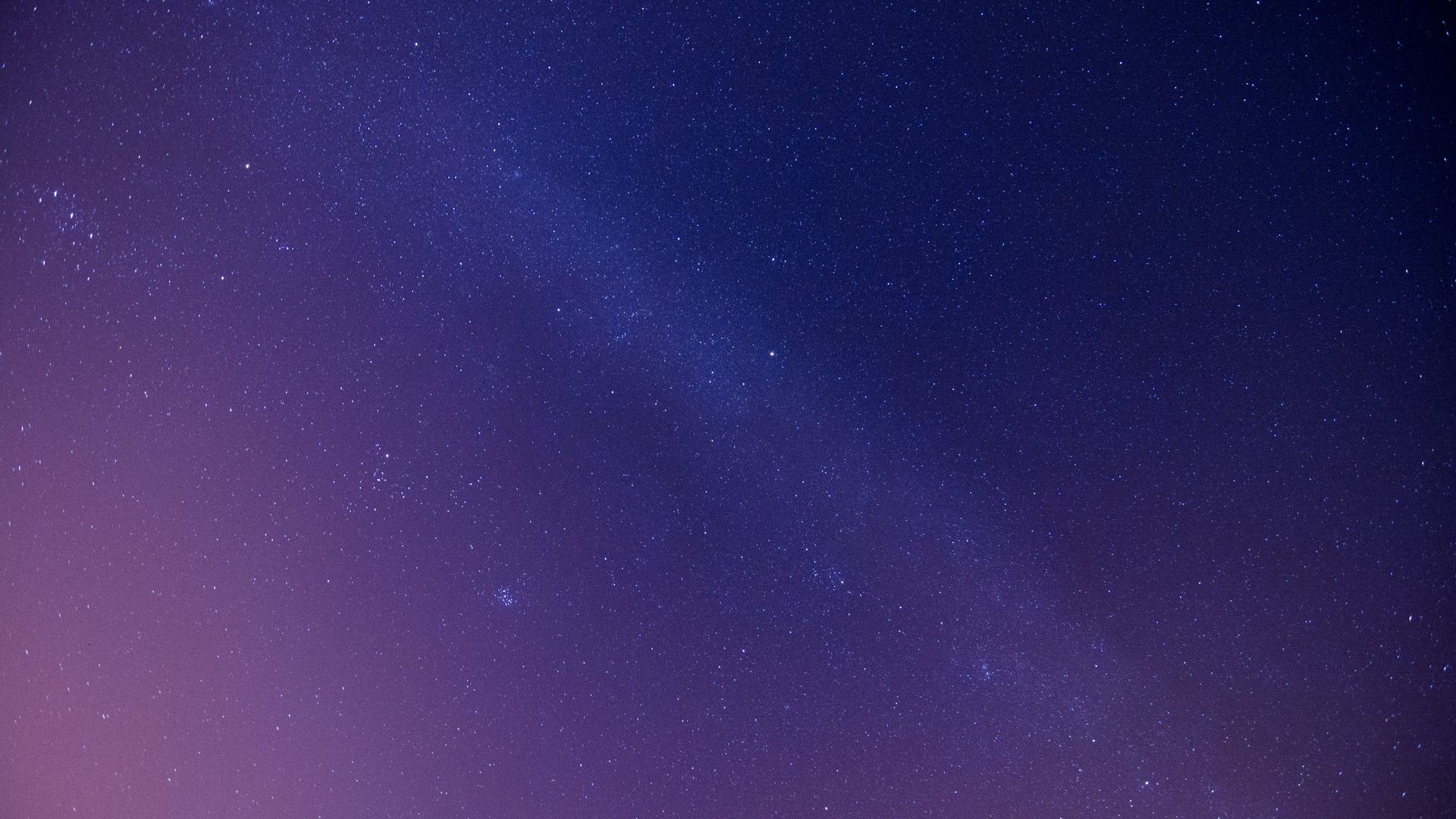 Purple Blu Sky And Truck Minimal Wallpapers