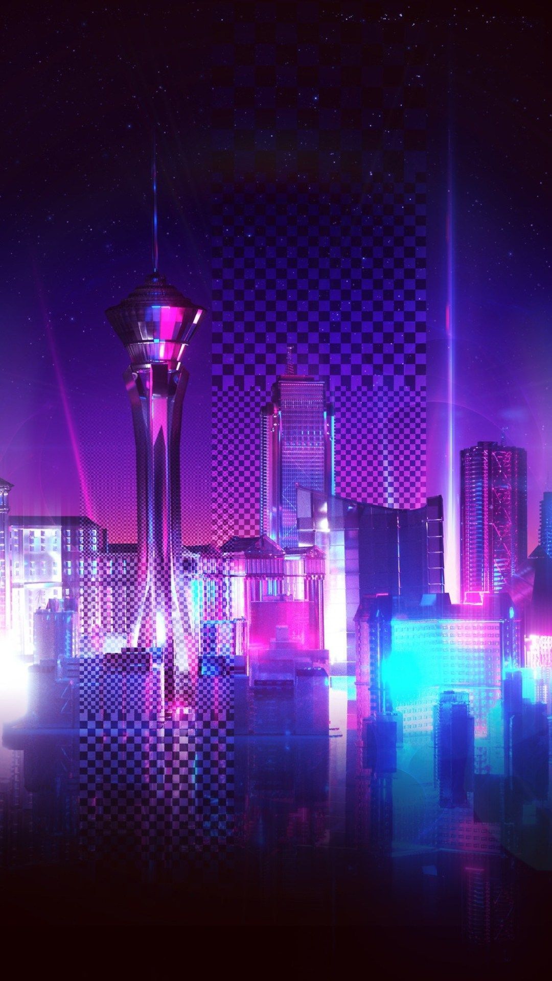 Purple City Wallpapers