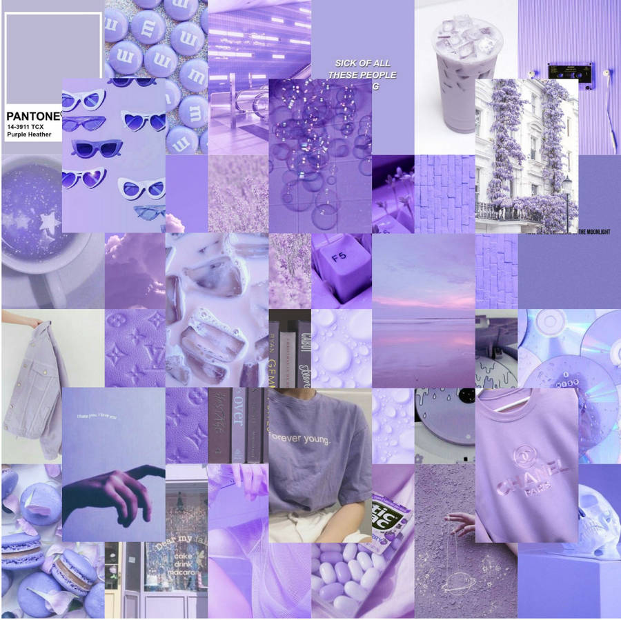 Purple Collage Wallpapers