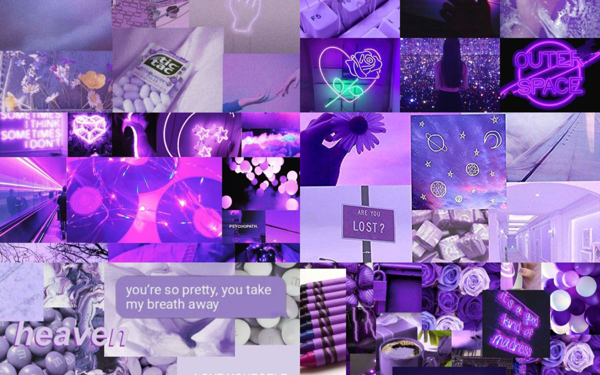 Purple Collage Wallpapers