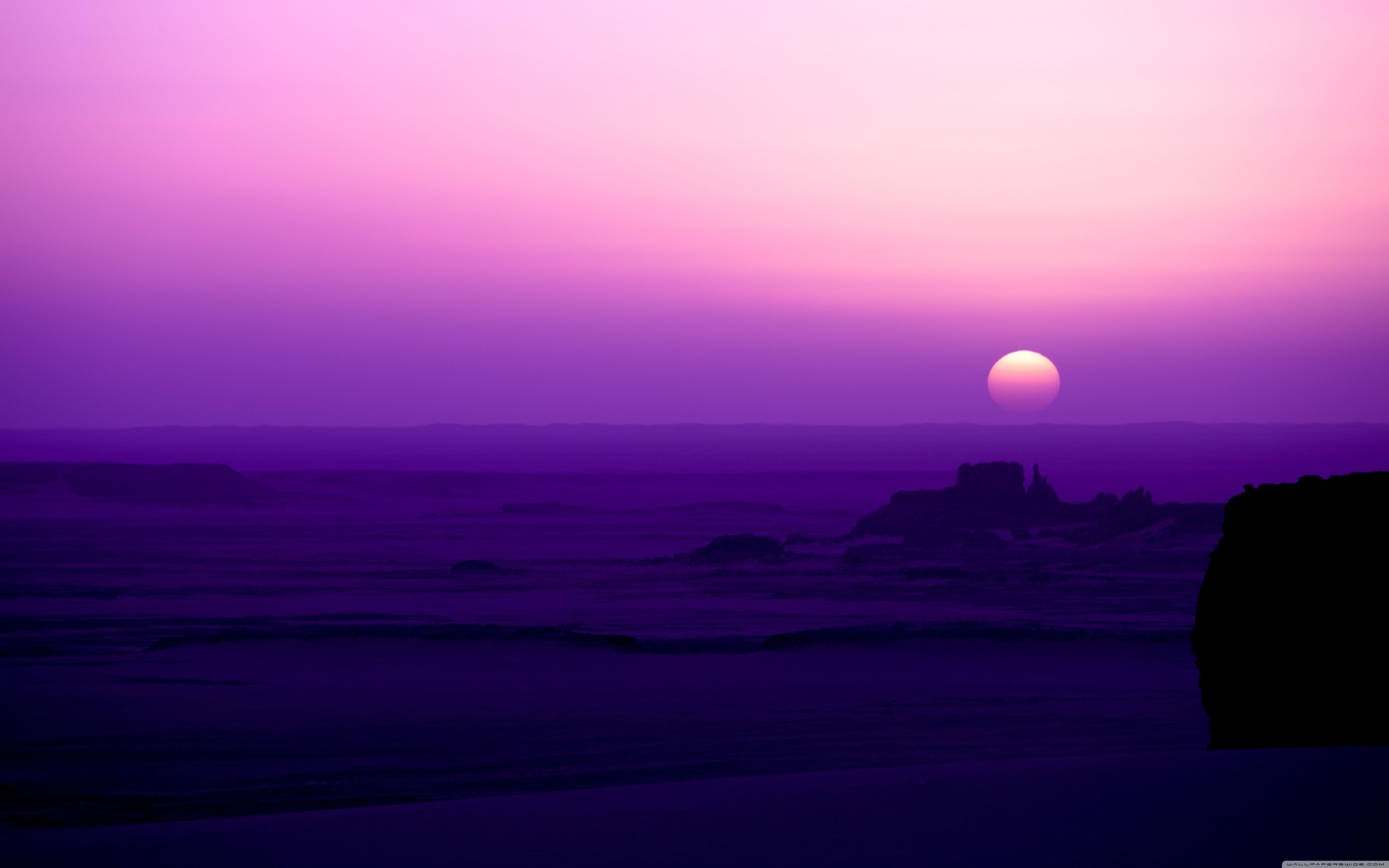 Purple Cool Sunrise Wallpapers