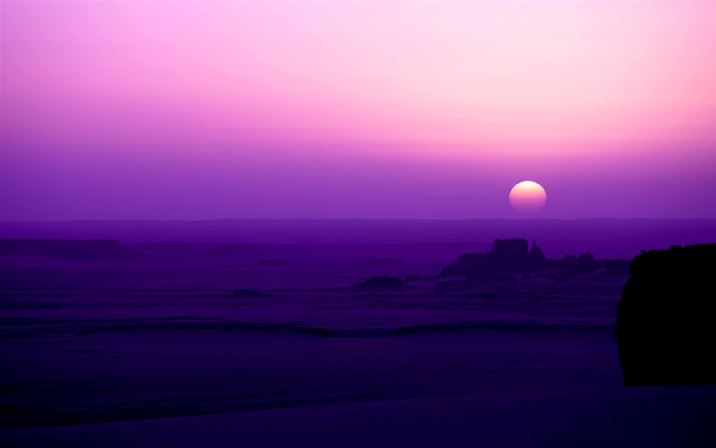 Purple Cool Sunrise Wallpapers