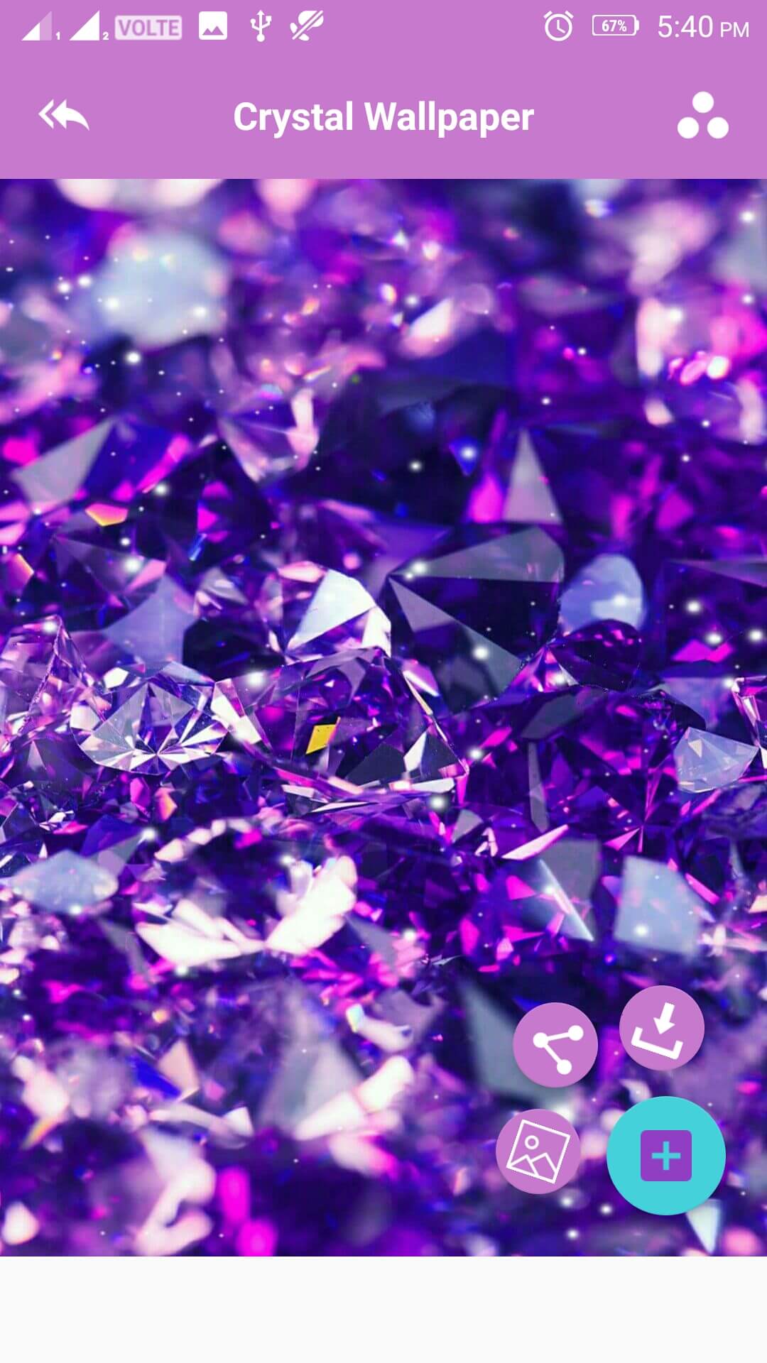 Purple Crystal Wallpapers