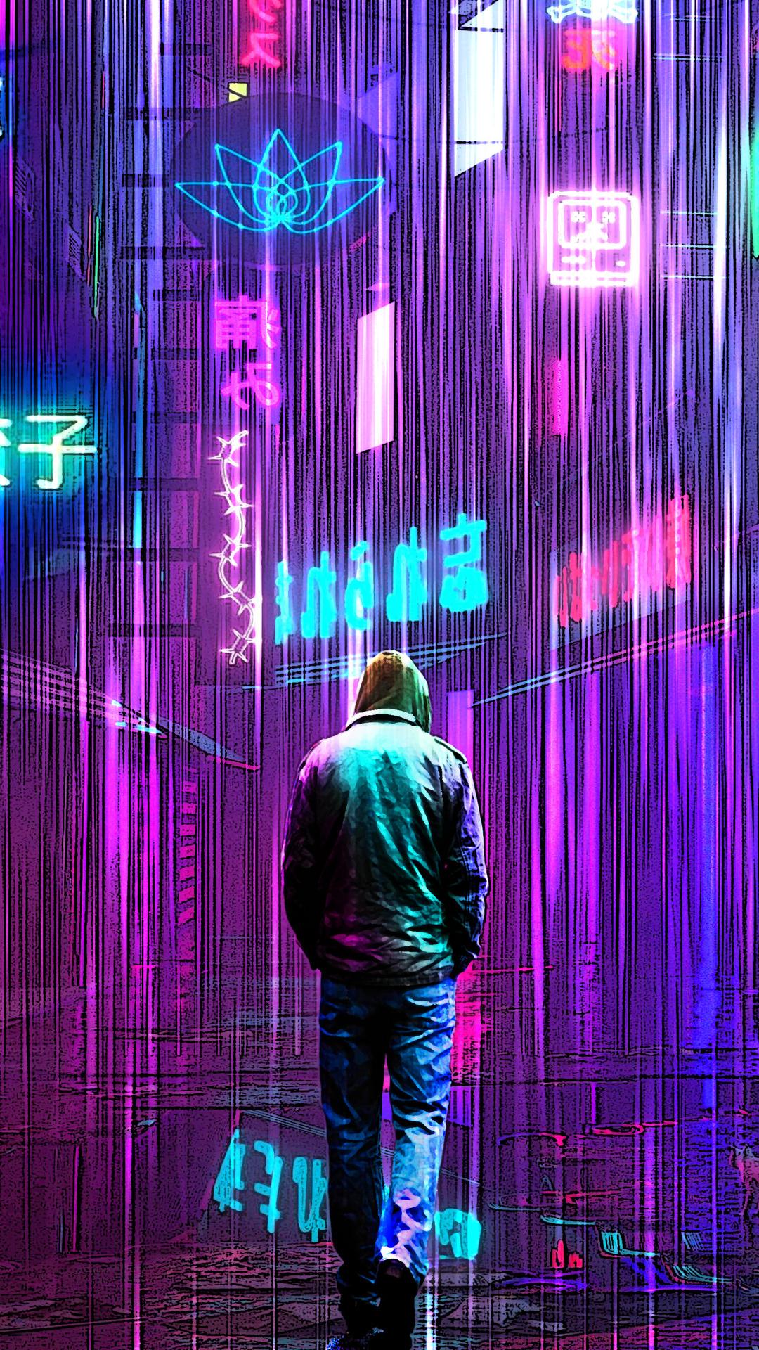 Purple Cyberpunk Wallpapers