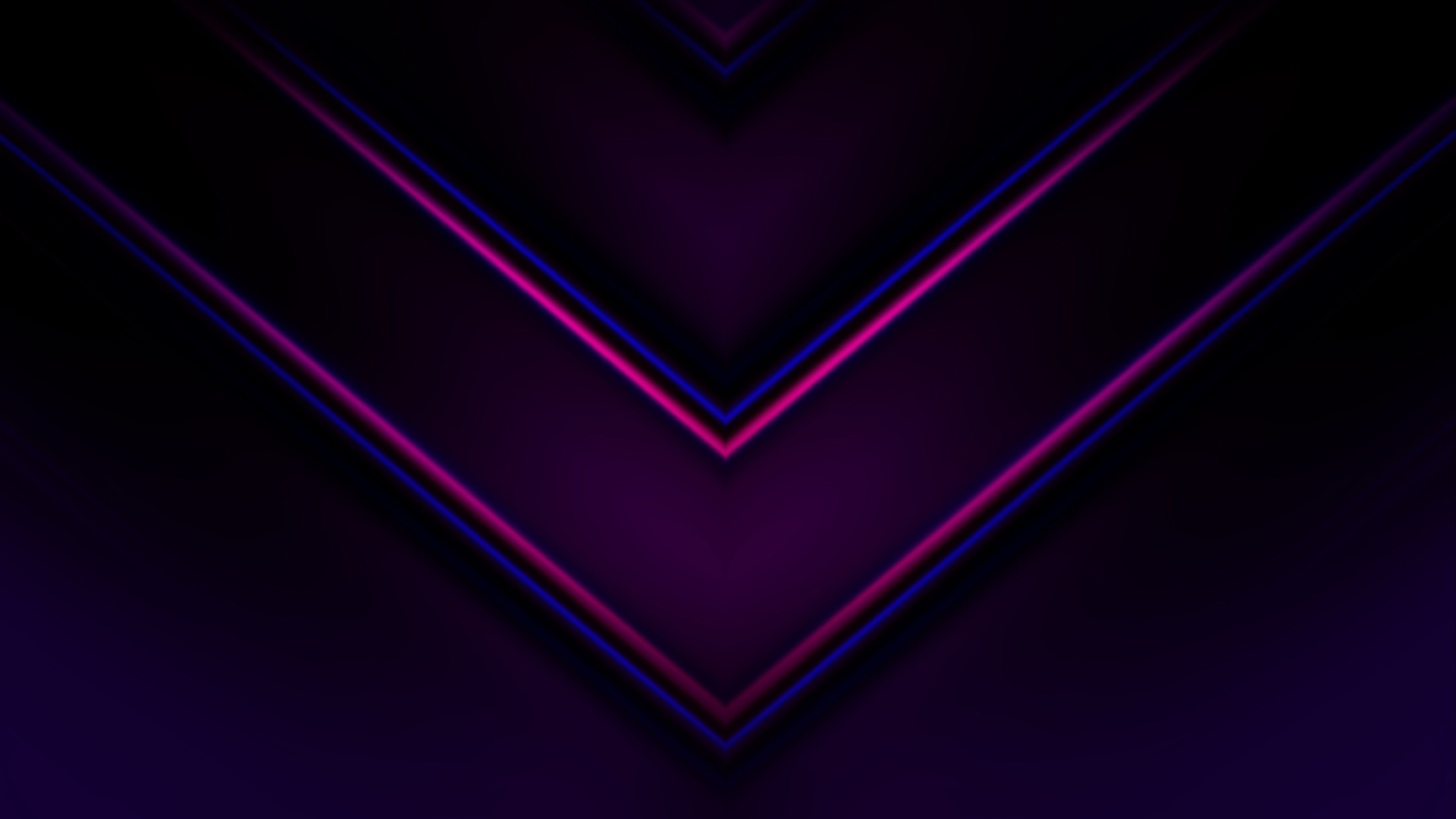 Purple Digital Shapes 5K Wallpapers