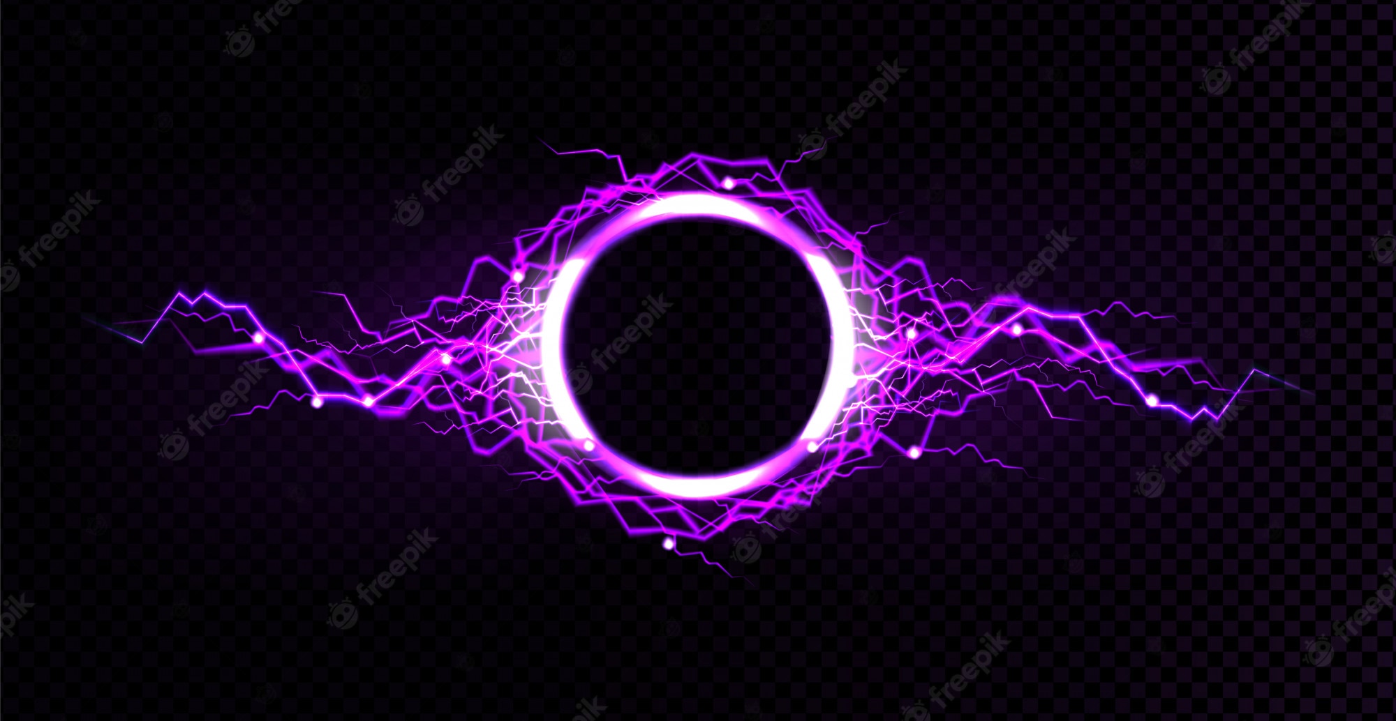 Purple Electric Background