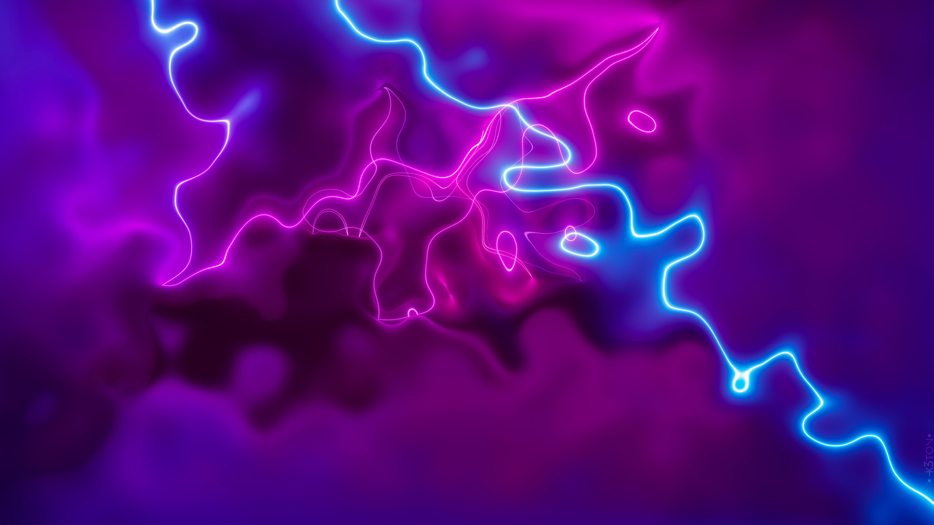 Purple Electric Background