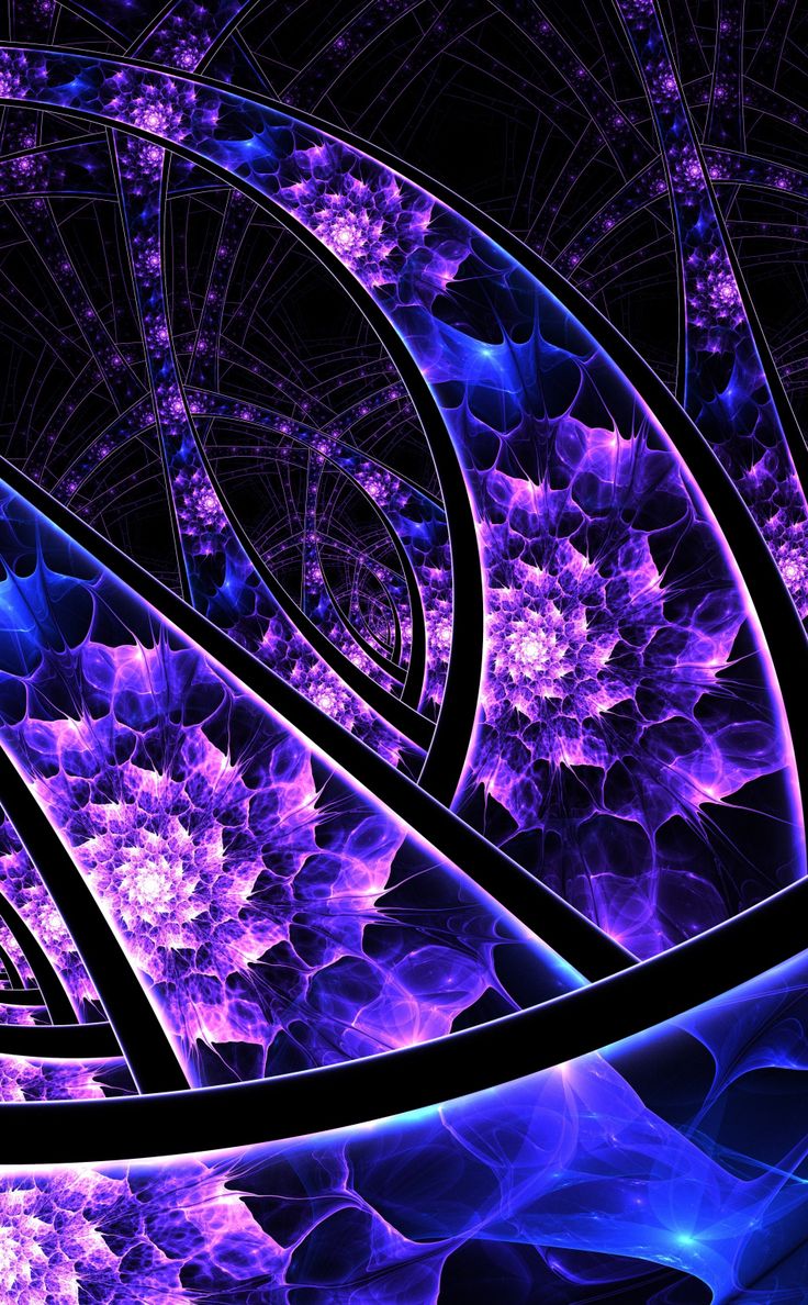 Purple Fractal Wallpapers