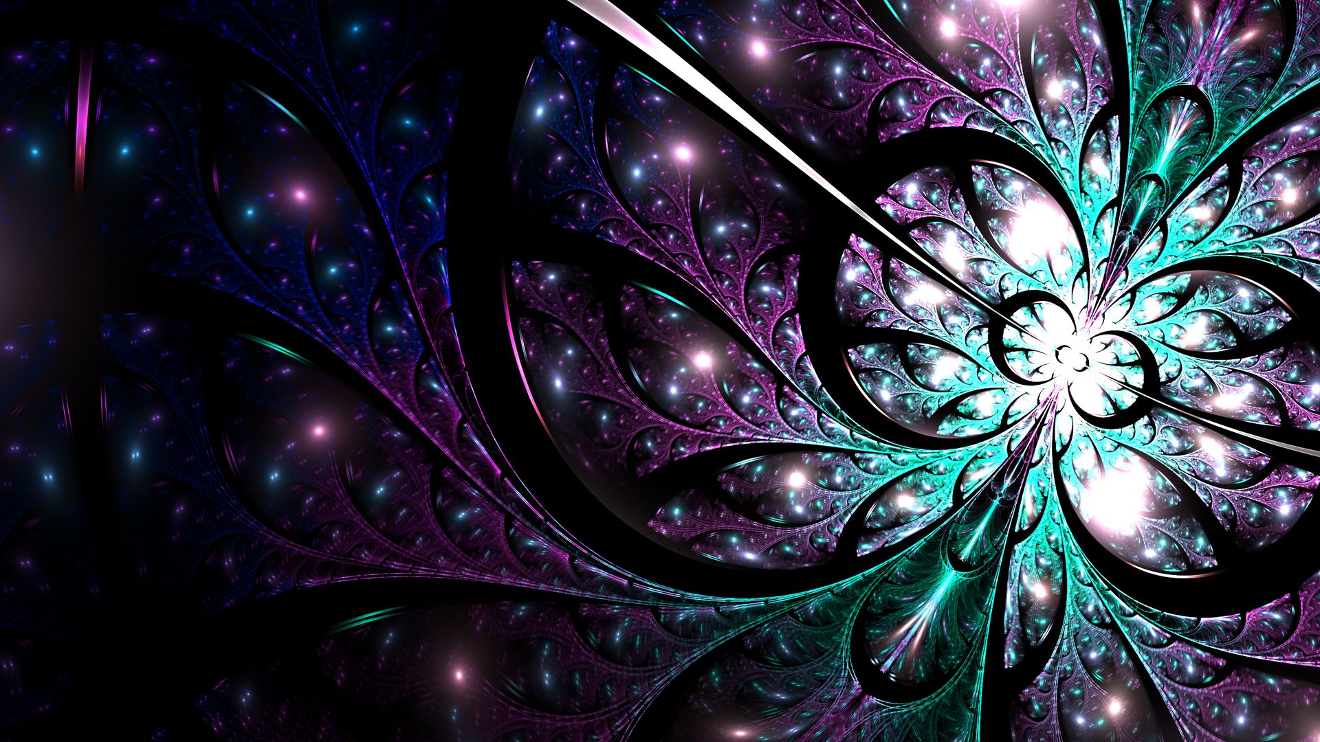 Purple Fractal Wallpapers