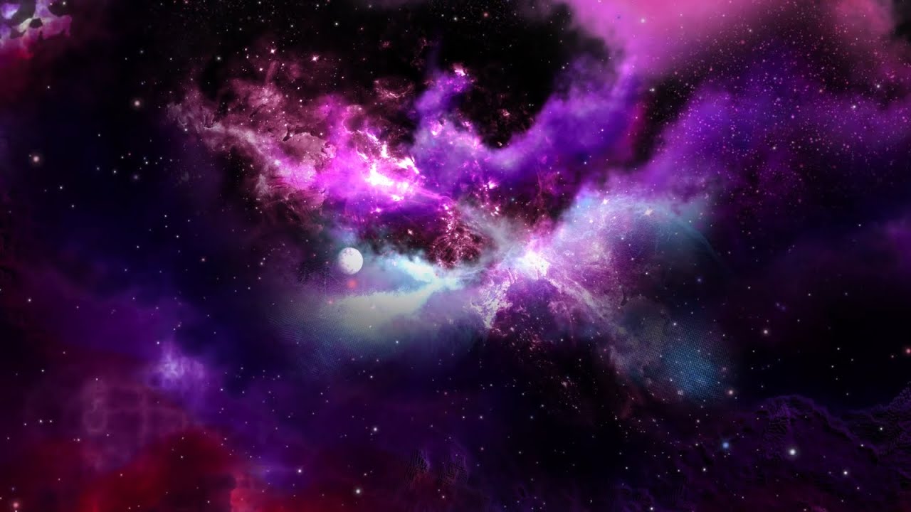 Purple Galaxy Background