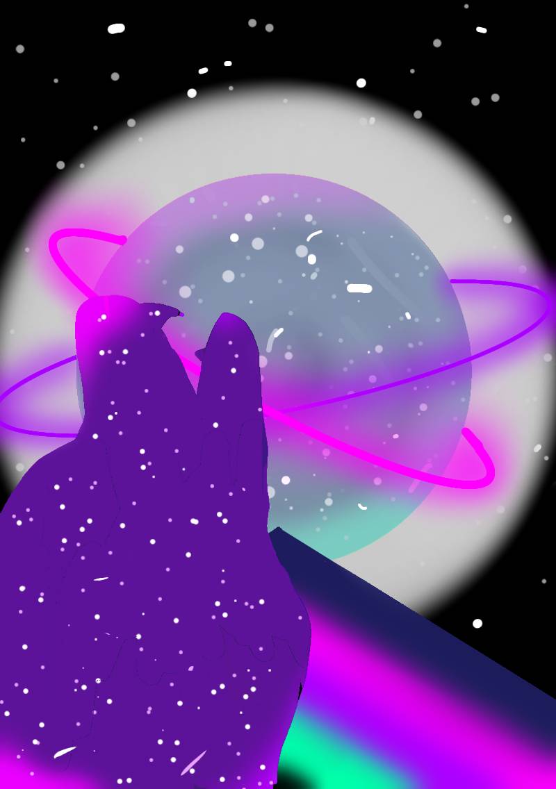 Purple Galaxy Wolf Wallpapers