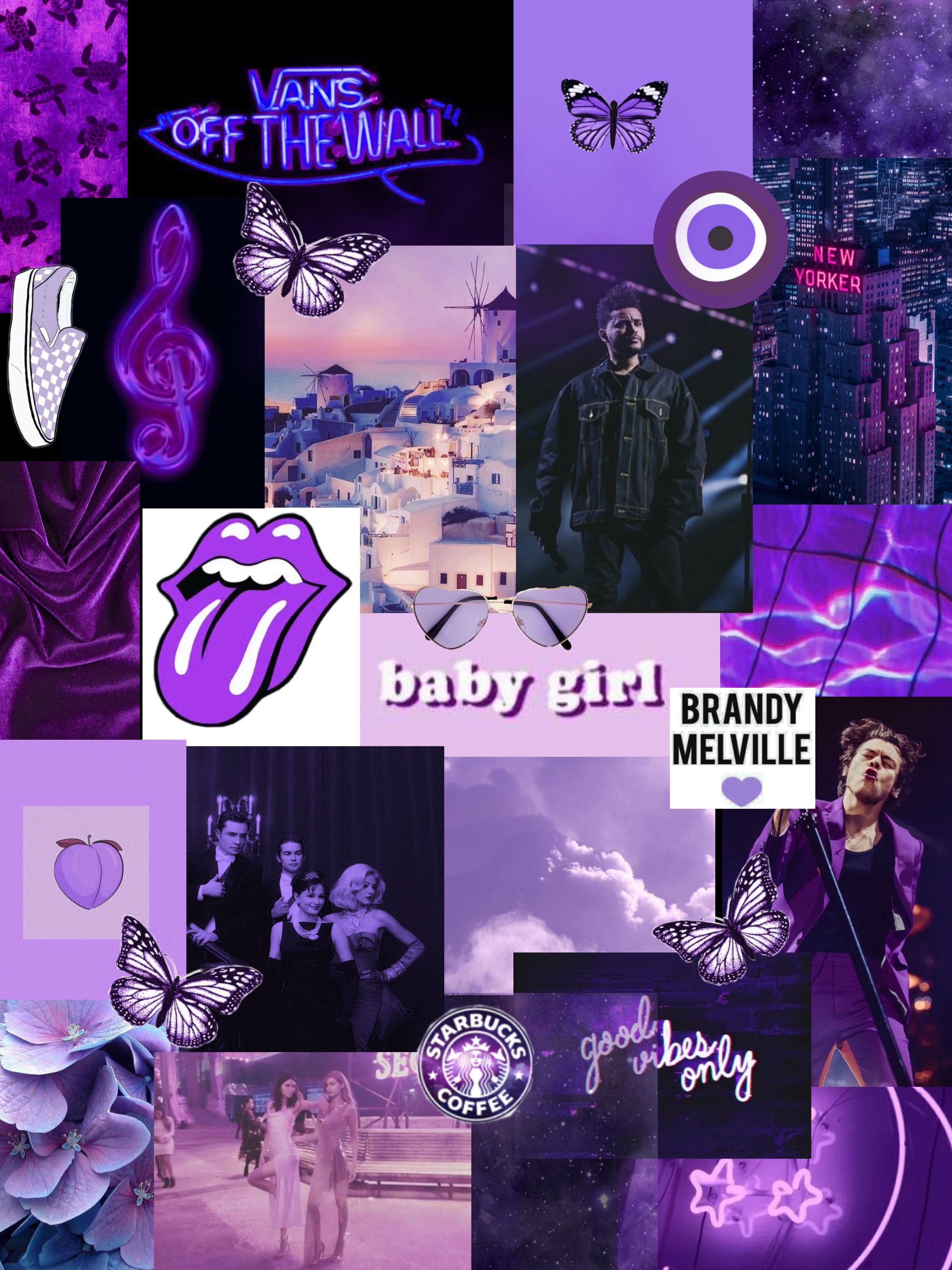 Purple Girl Aesthetic Wallpapers