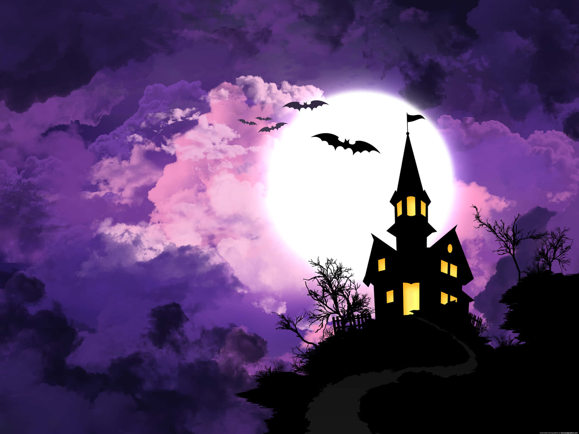 Purple Halloween Wallpapers