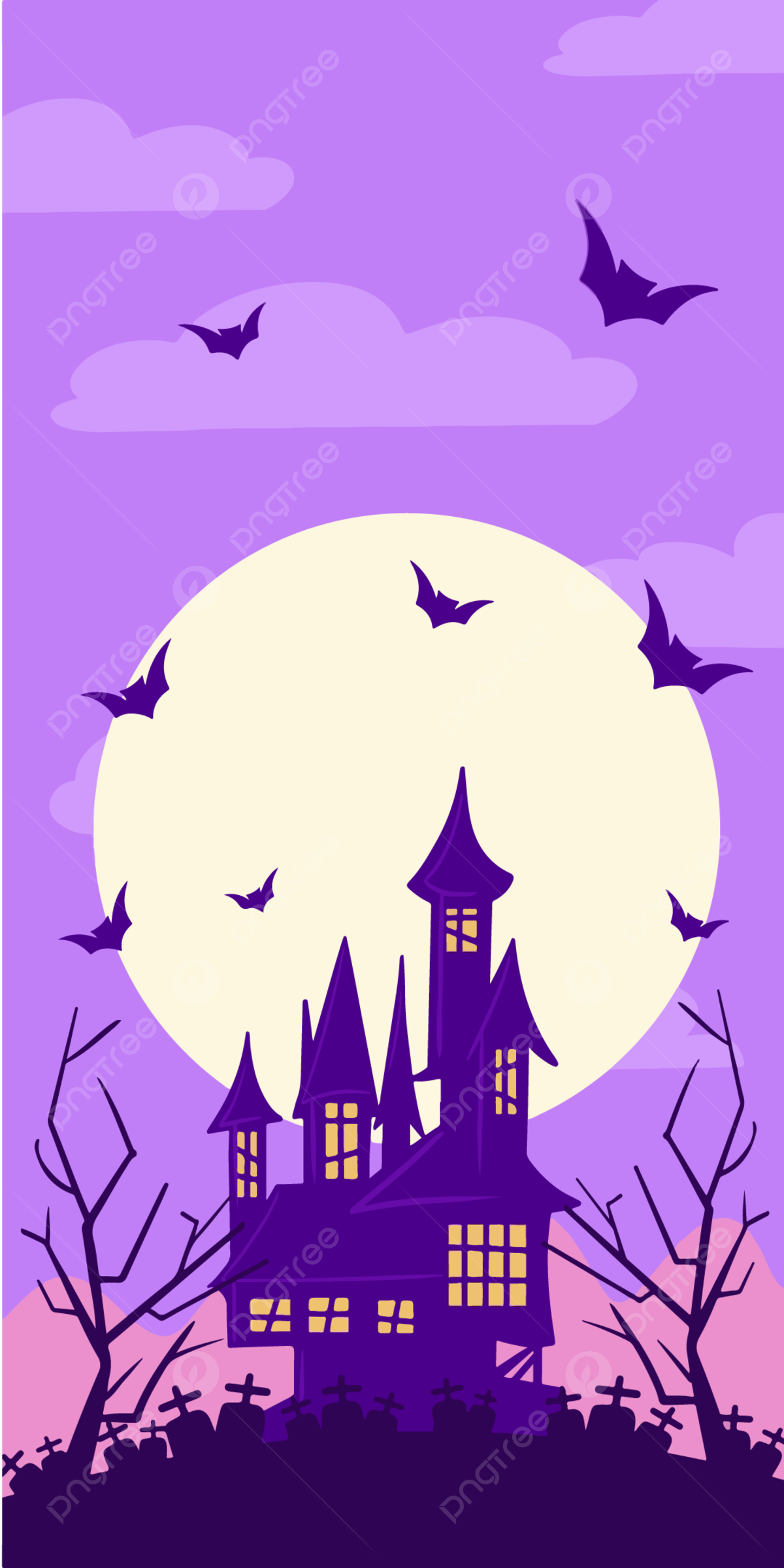 Purple Halloween Wallpapers