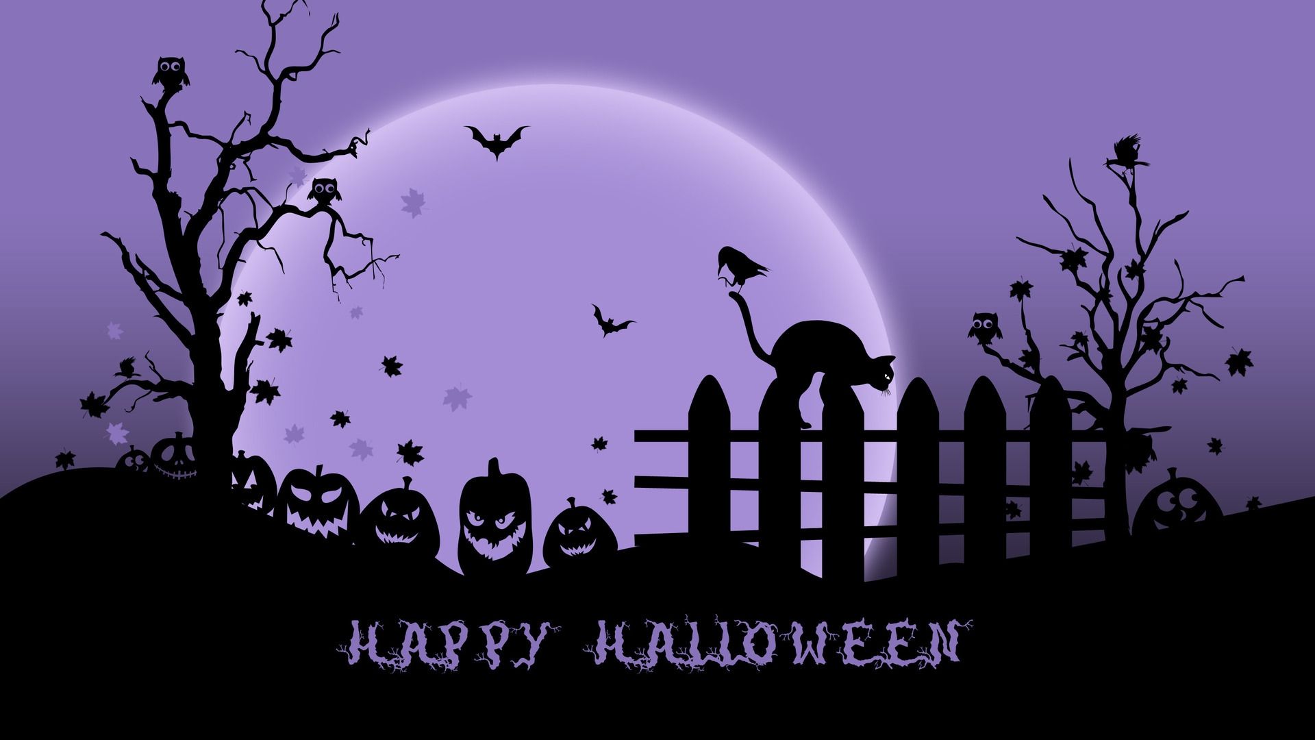 Purple Halloween Wallpapers