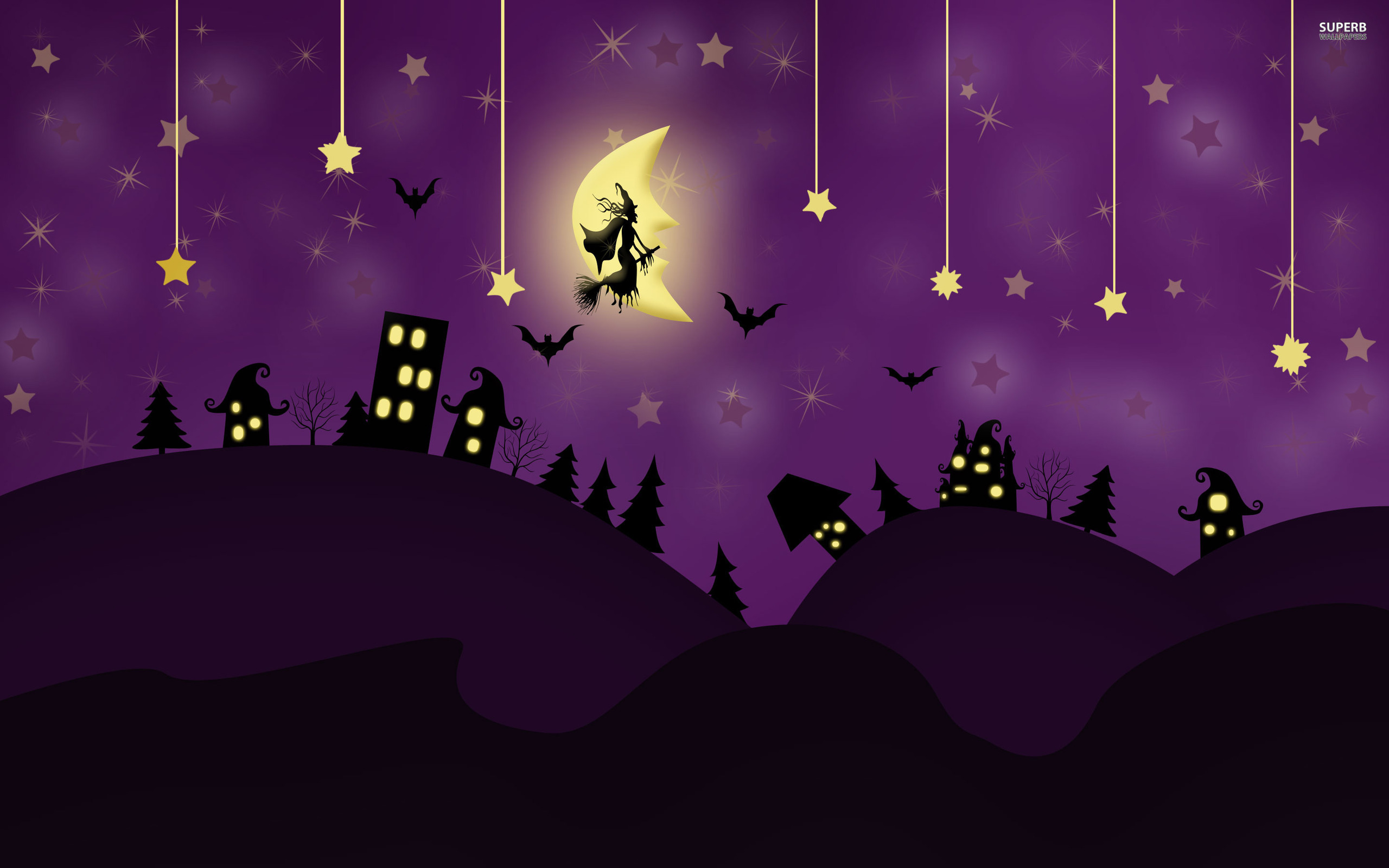 Purple Halloween Wallpapers