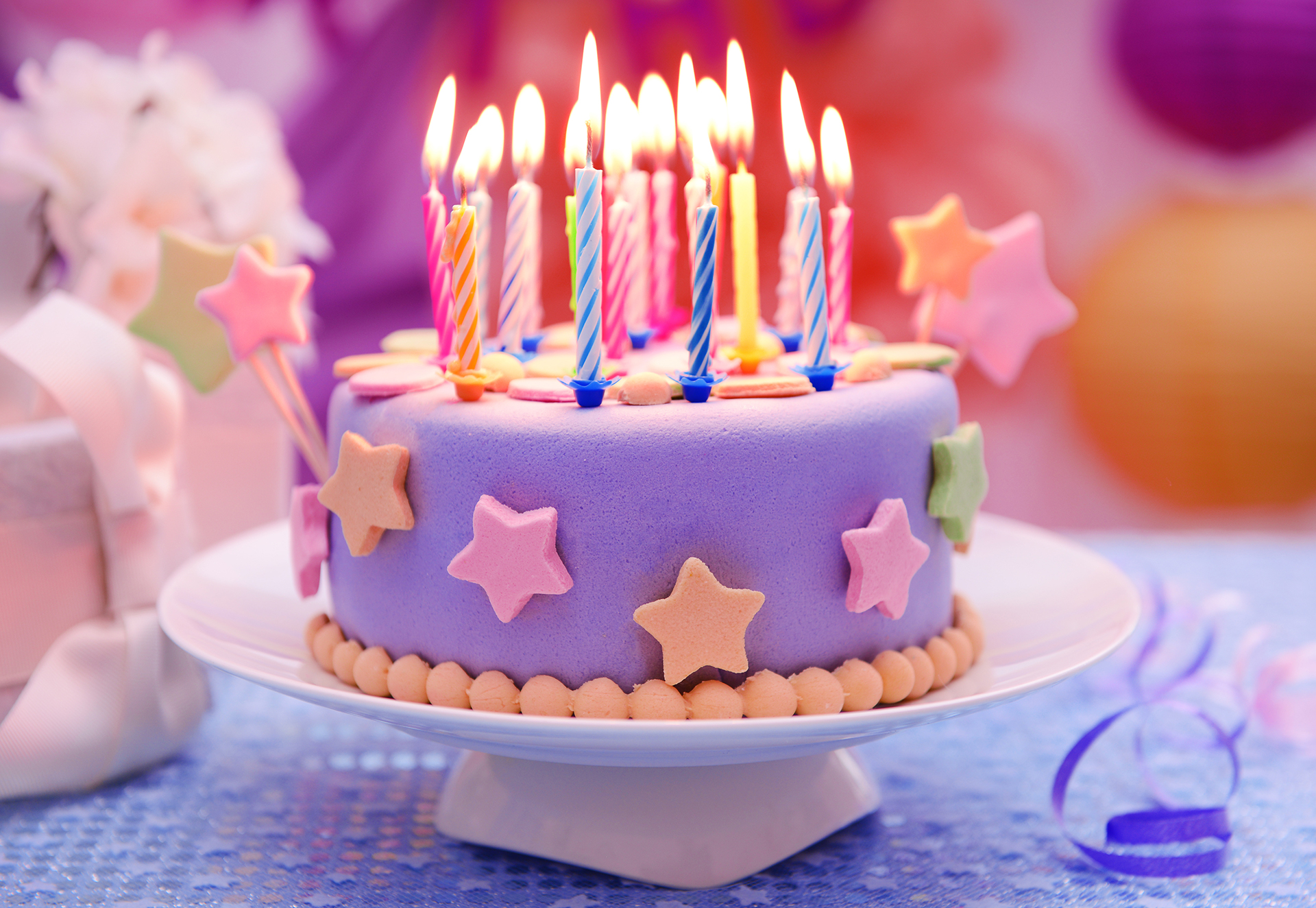 Purple Happy Birthday Images Wallpapers