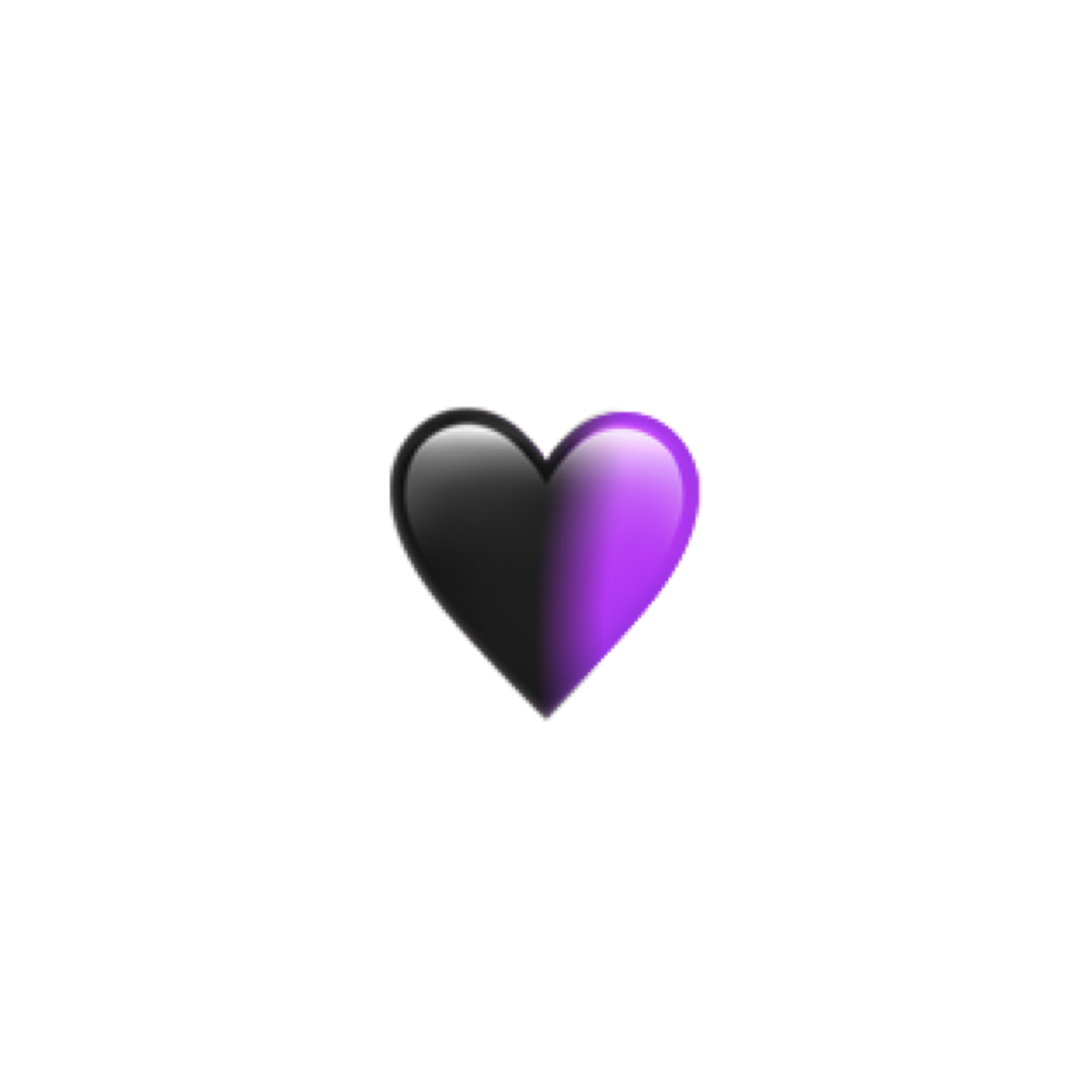 Purple Heart Black Background